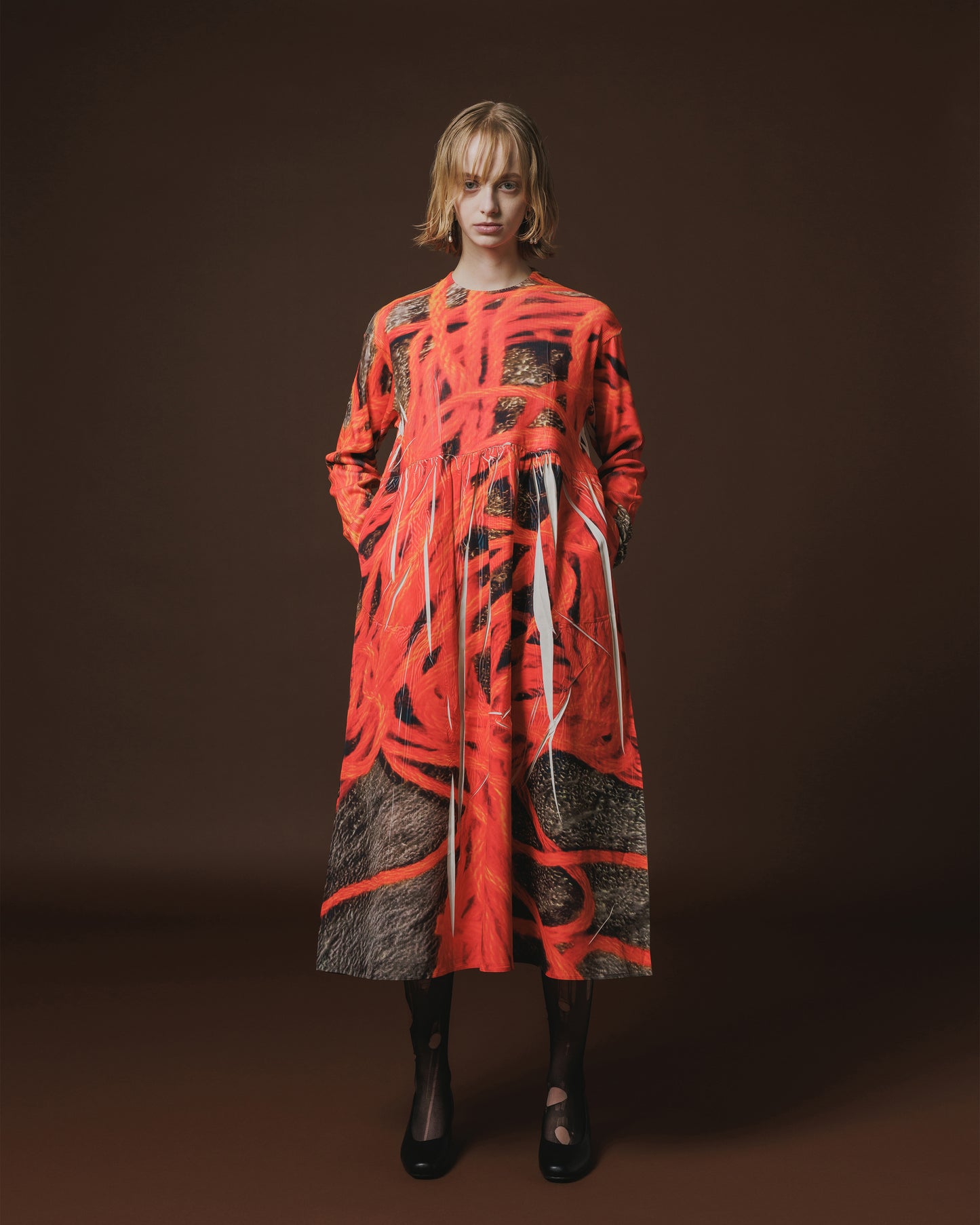 DIRECT PRINT RIB GATHER O/P (YARN)