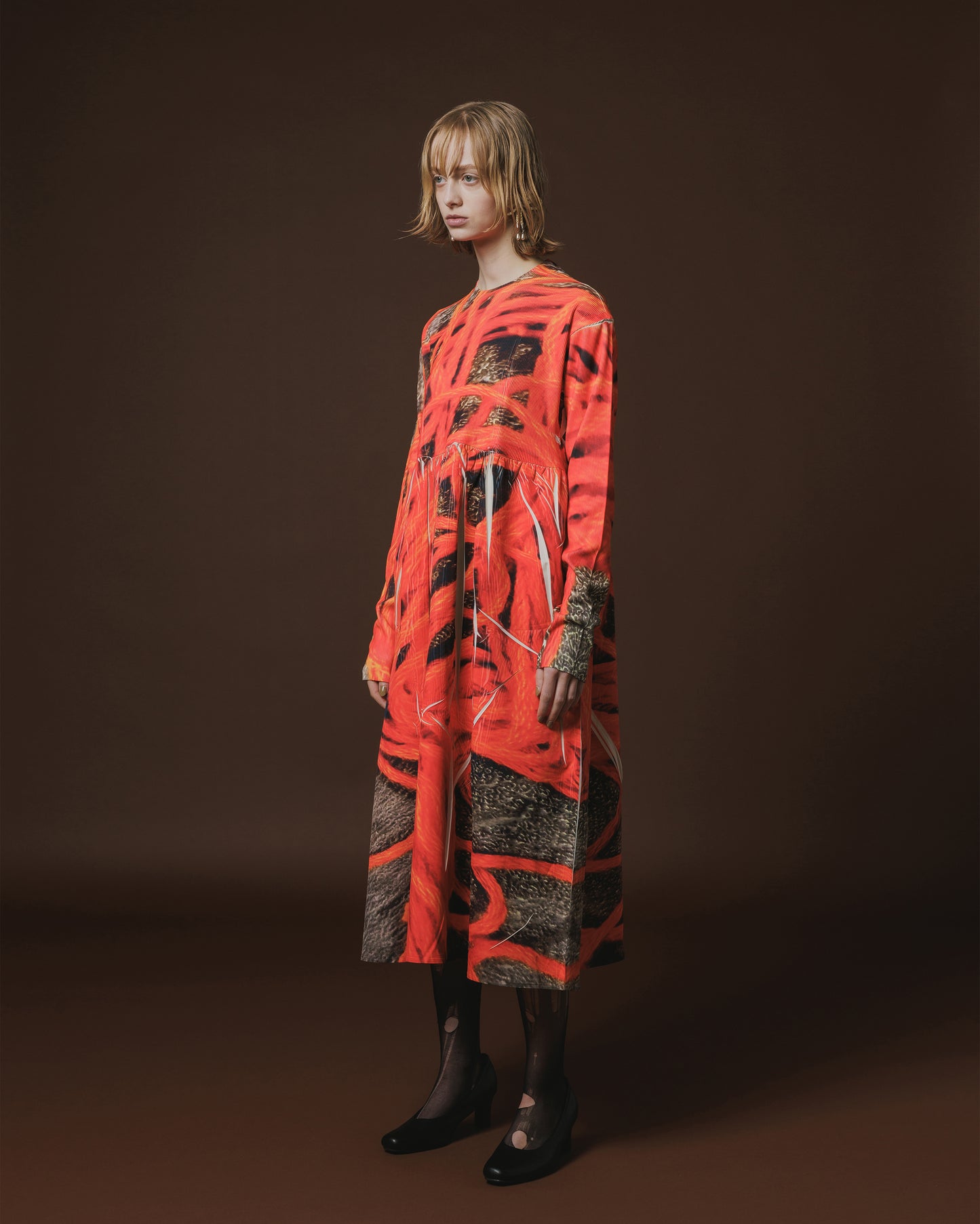 DIRECT PRINT RIB GATHER O/P (YARN)