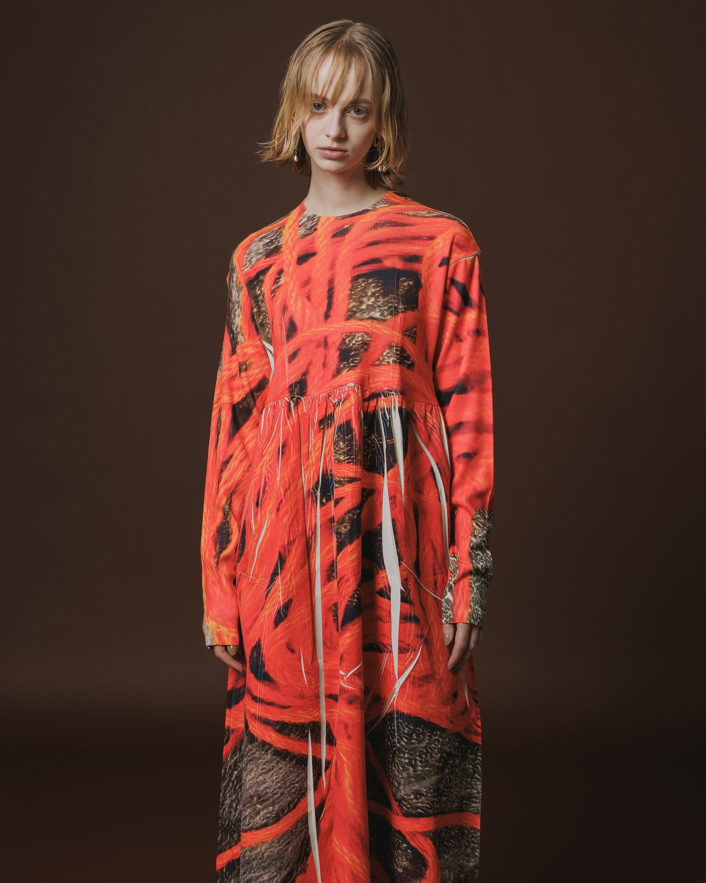DIRECT PRINT RIB GATHER O/P (YARN)