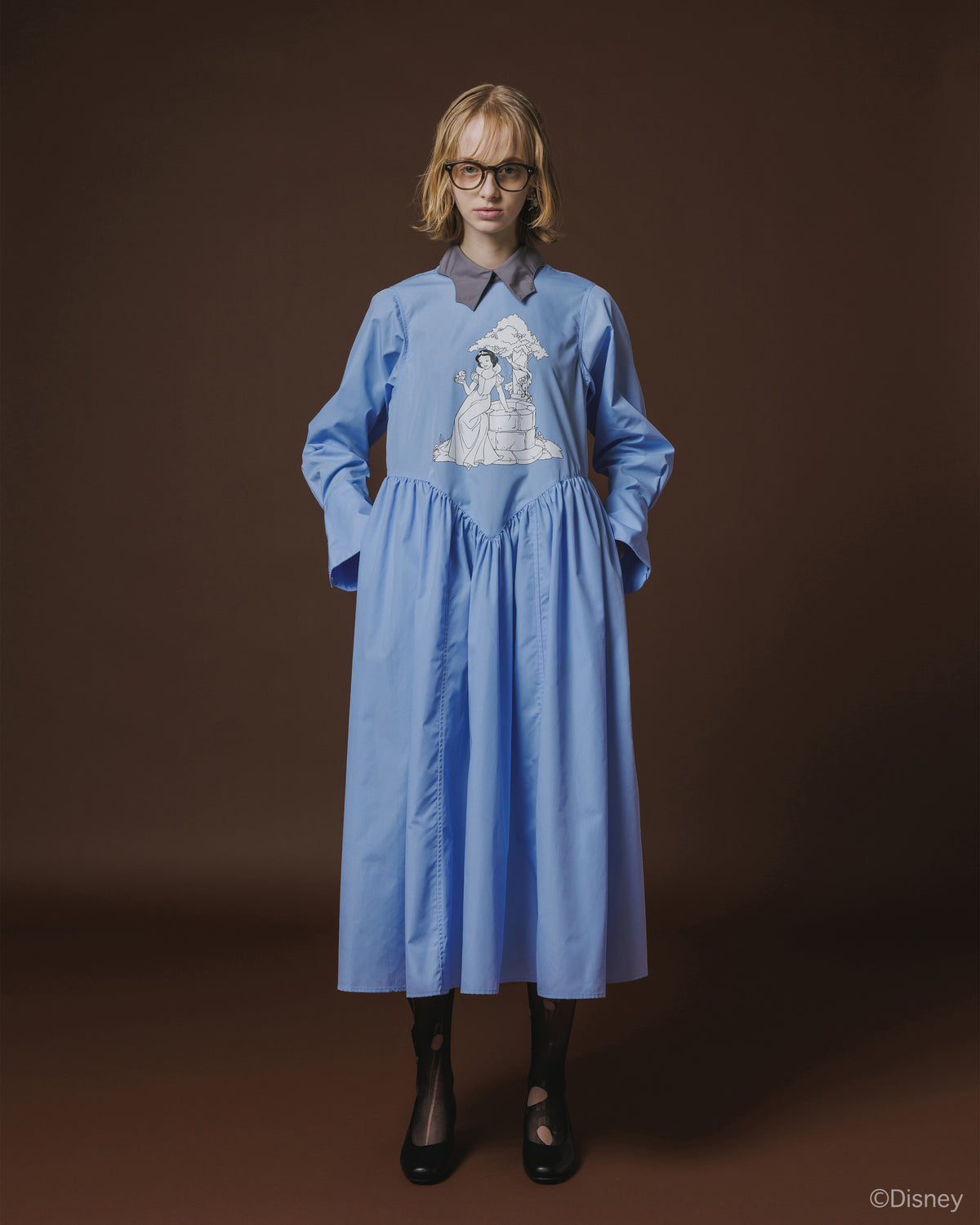 【Disney collection】PULLOVER BATS SHIRT O/P (BLUE)