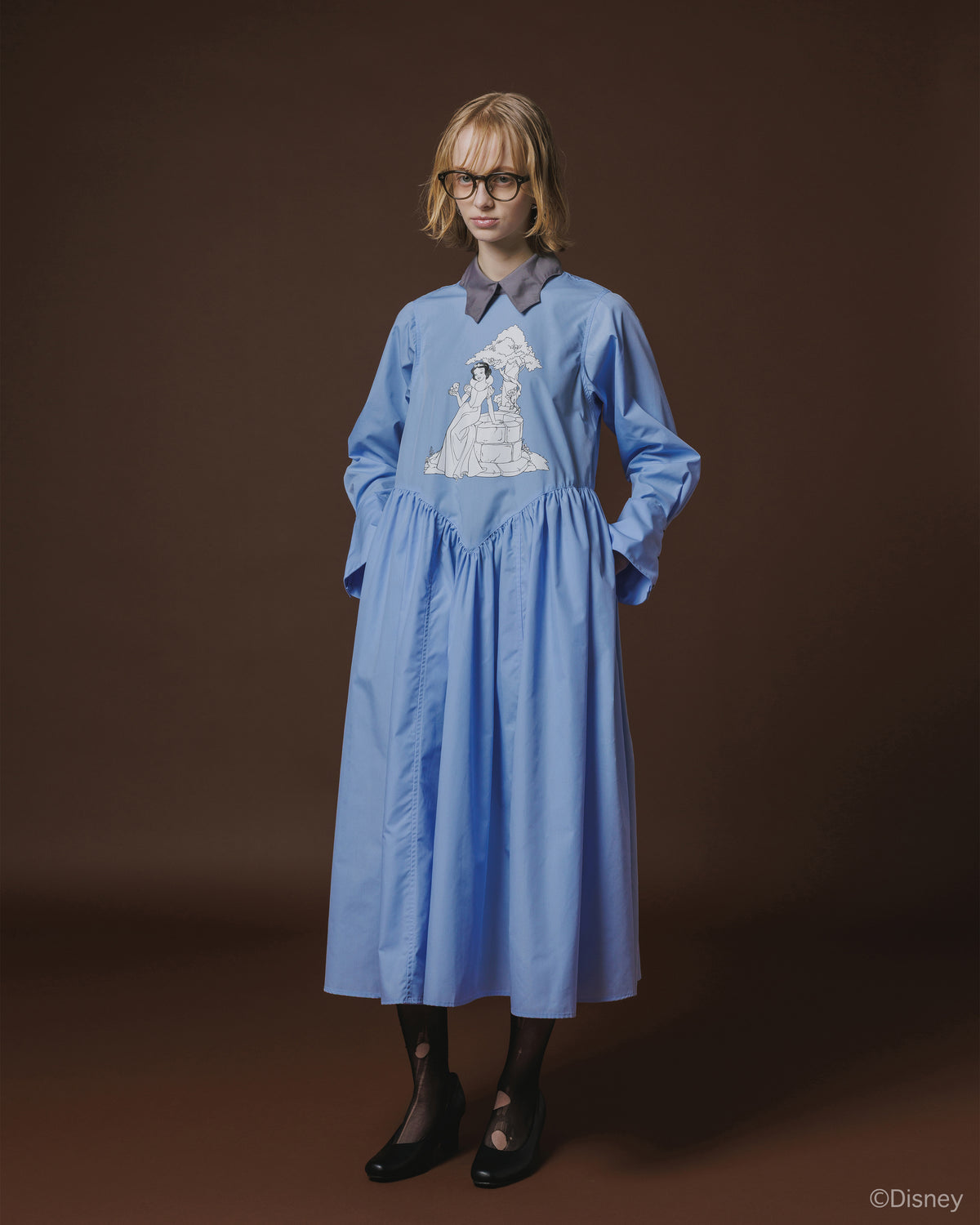 【Disney collection】PULLOVER BATS SHIRT O/P (BLUE)