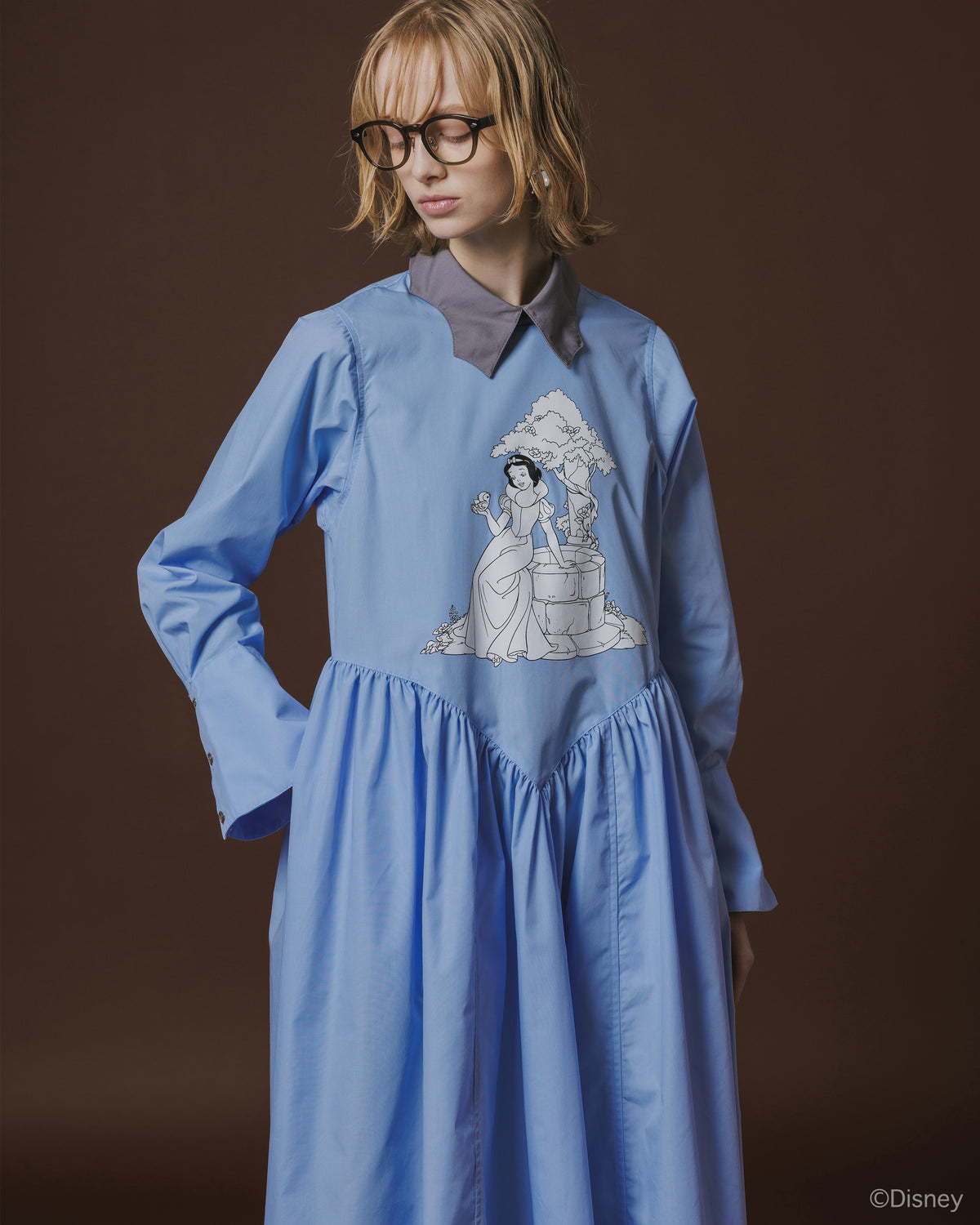 【Disney collection】PULLOVER BATS SHIRT O/P (BLUE)
