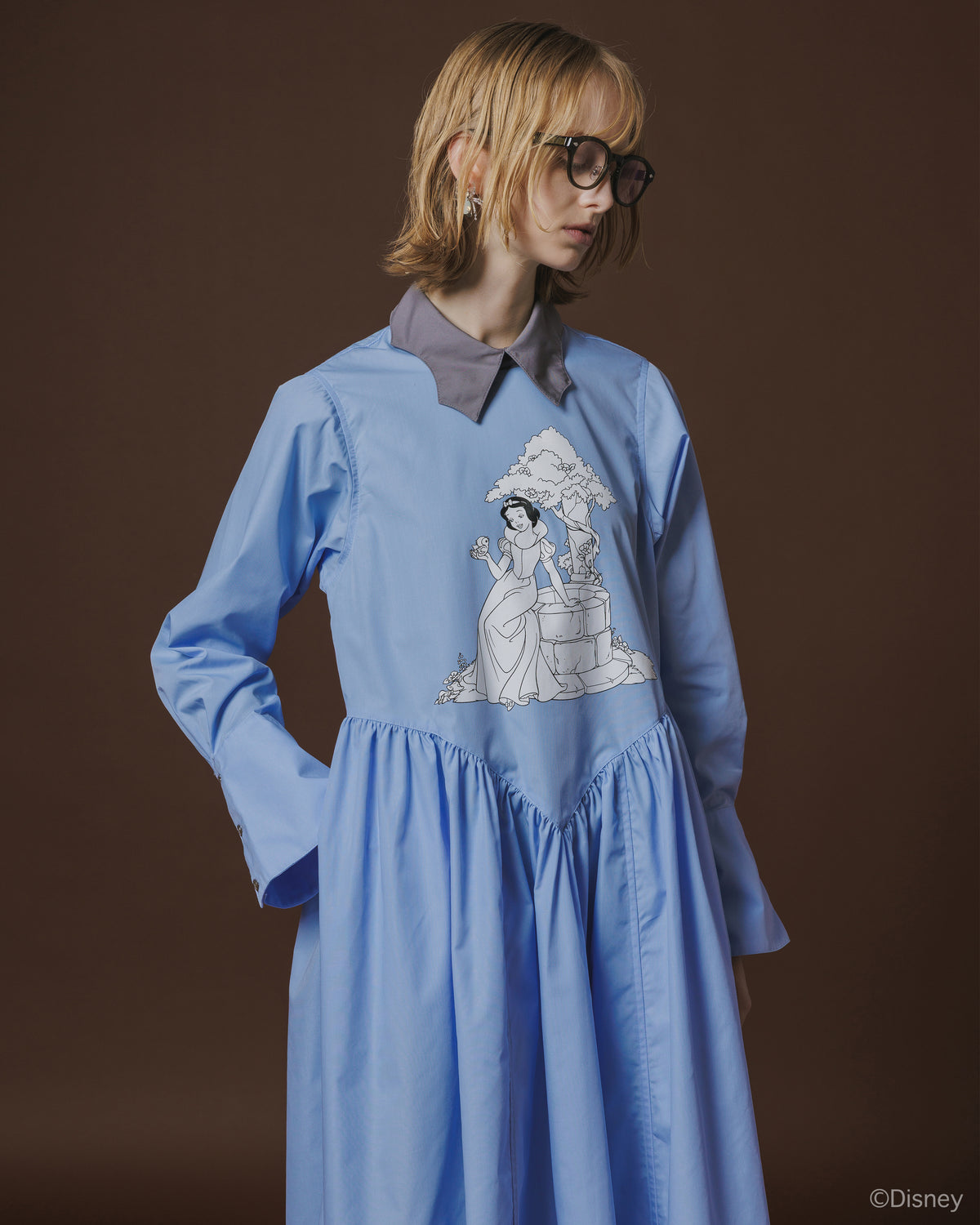 【Disney collection】PULLOVER BATS SHIRT O/P (BLUE)