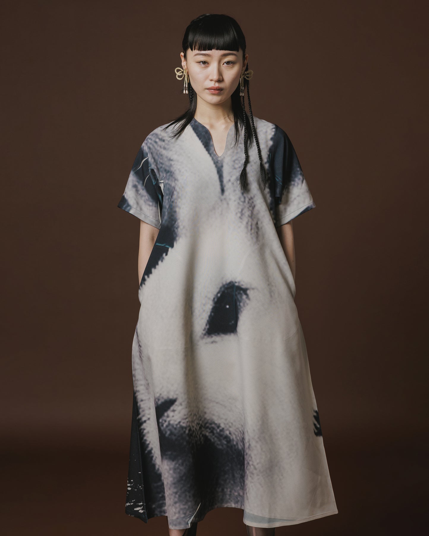 DIRECT PRINT PULLOVER H/S OP (RABBIT)