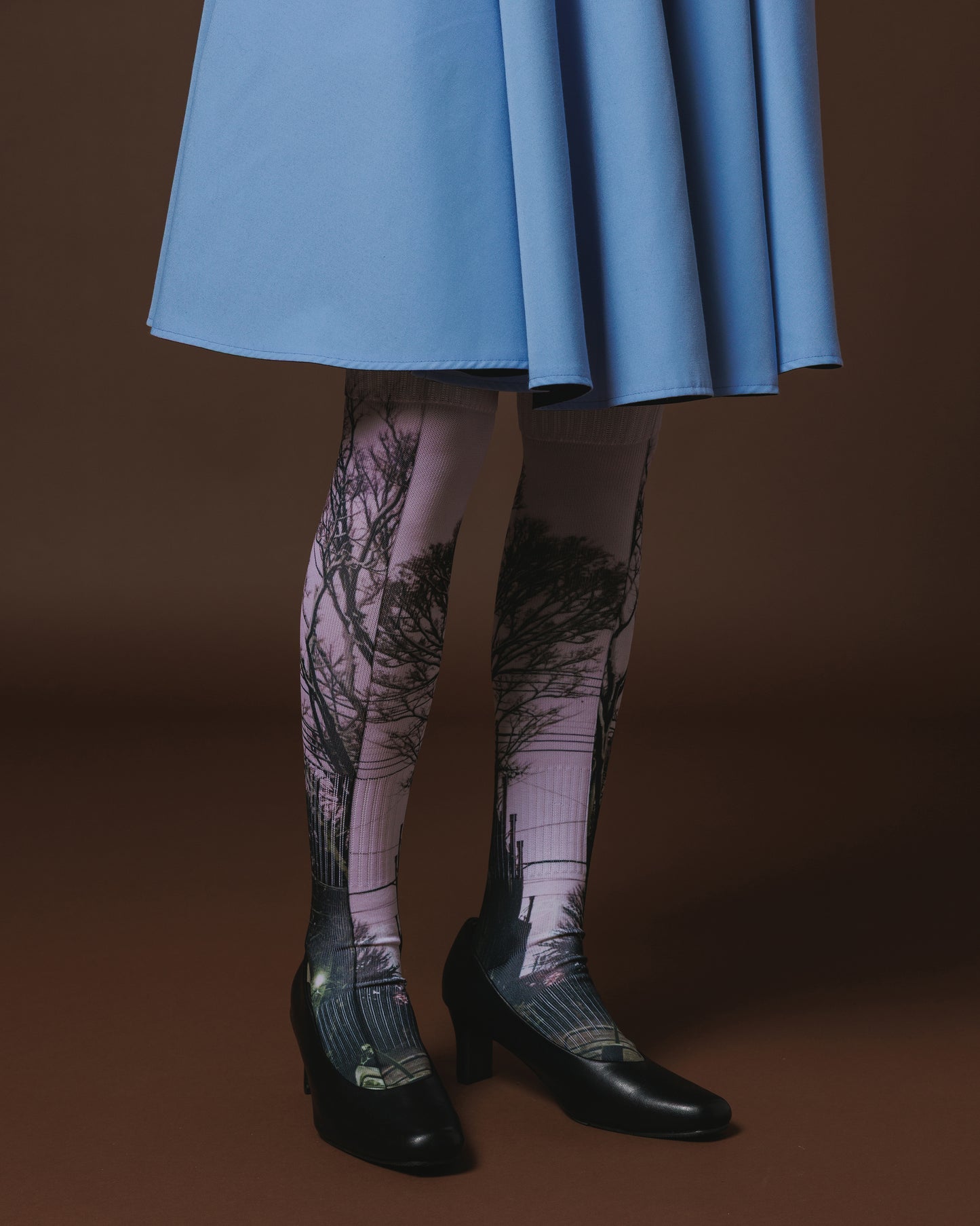 DIRECT PRINT LONG SOX(TREE)
