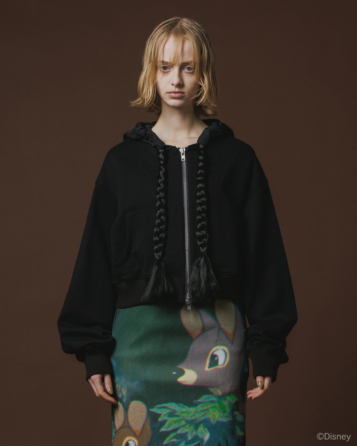 BRAIDS HOODIE (BLACK)