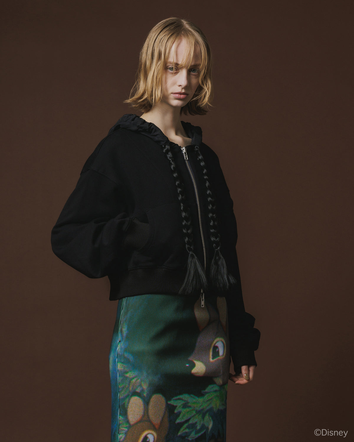 BRAIDS HOODIE (BLACK)