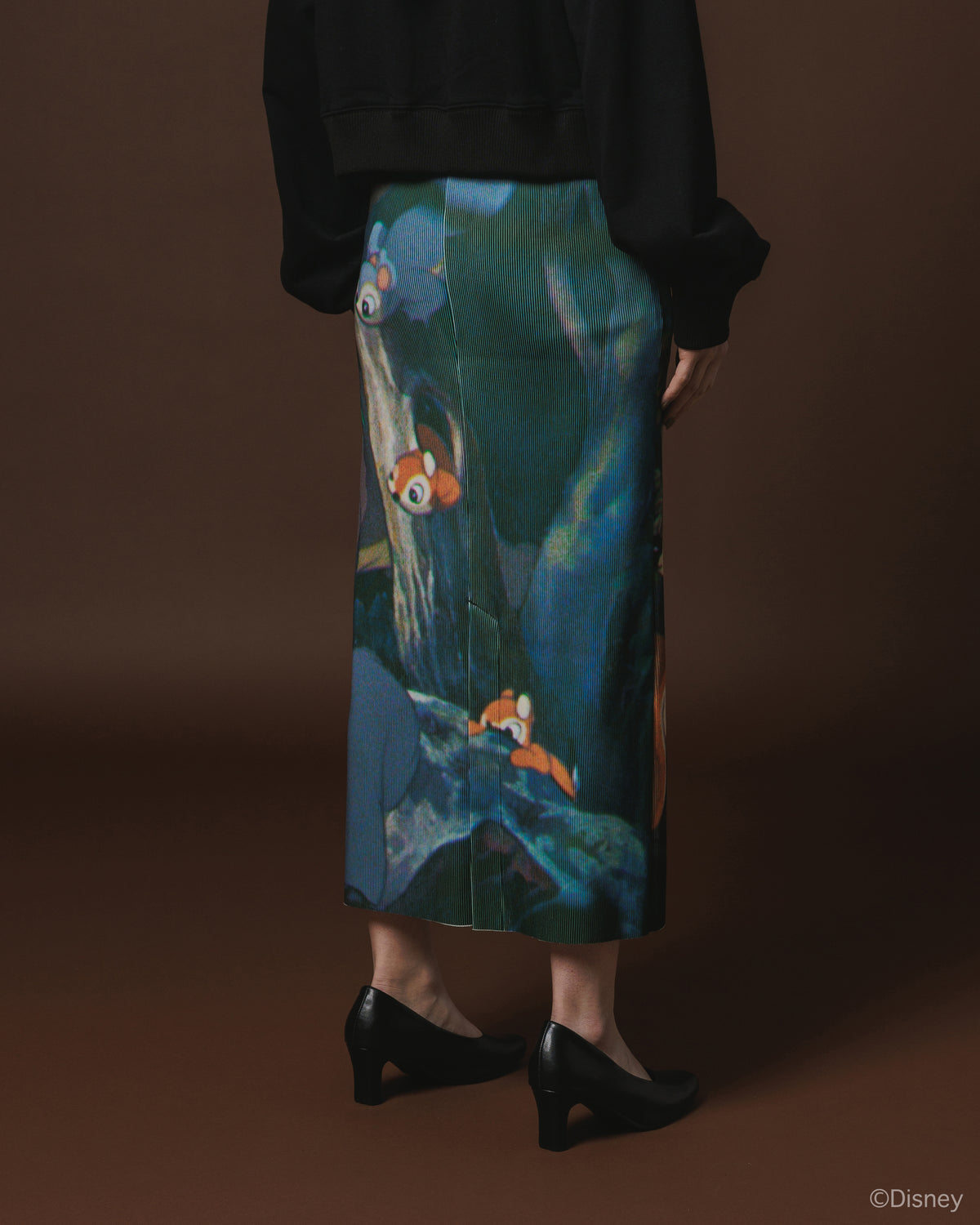 【Disney collection】PRINT RIB SKIRT / SNOW WHITE
