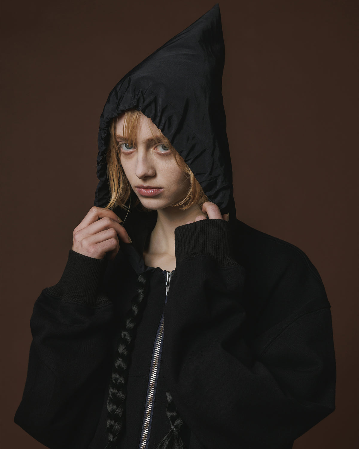 BRAIDS HOODIE (BLACK)