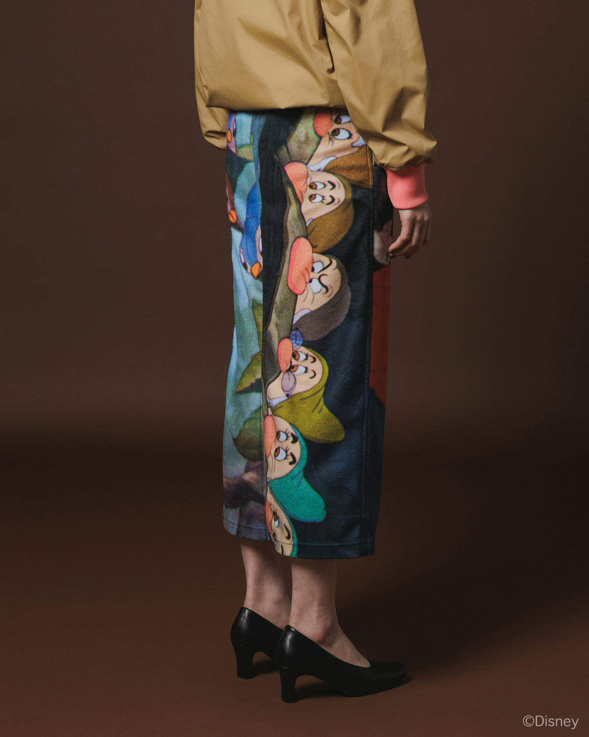 【Disney collection】PRINT FLEECE SKIRT / SNOW WHITE