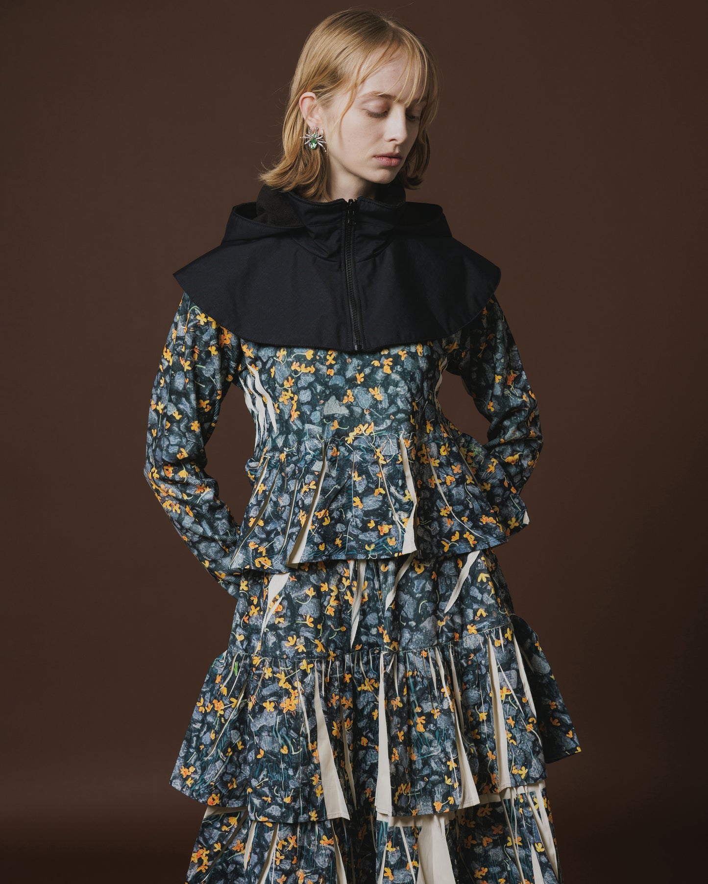 DIRECT PRINT RIB GATHER C/S (PETAL)