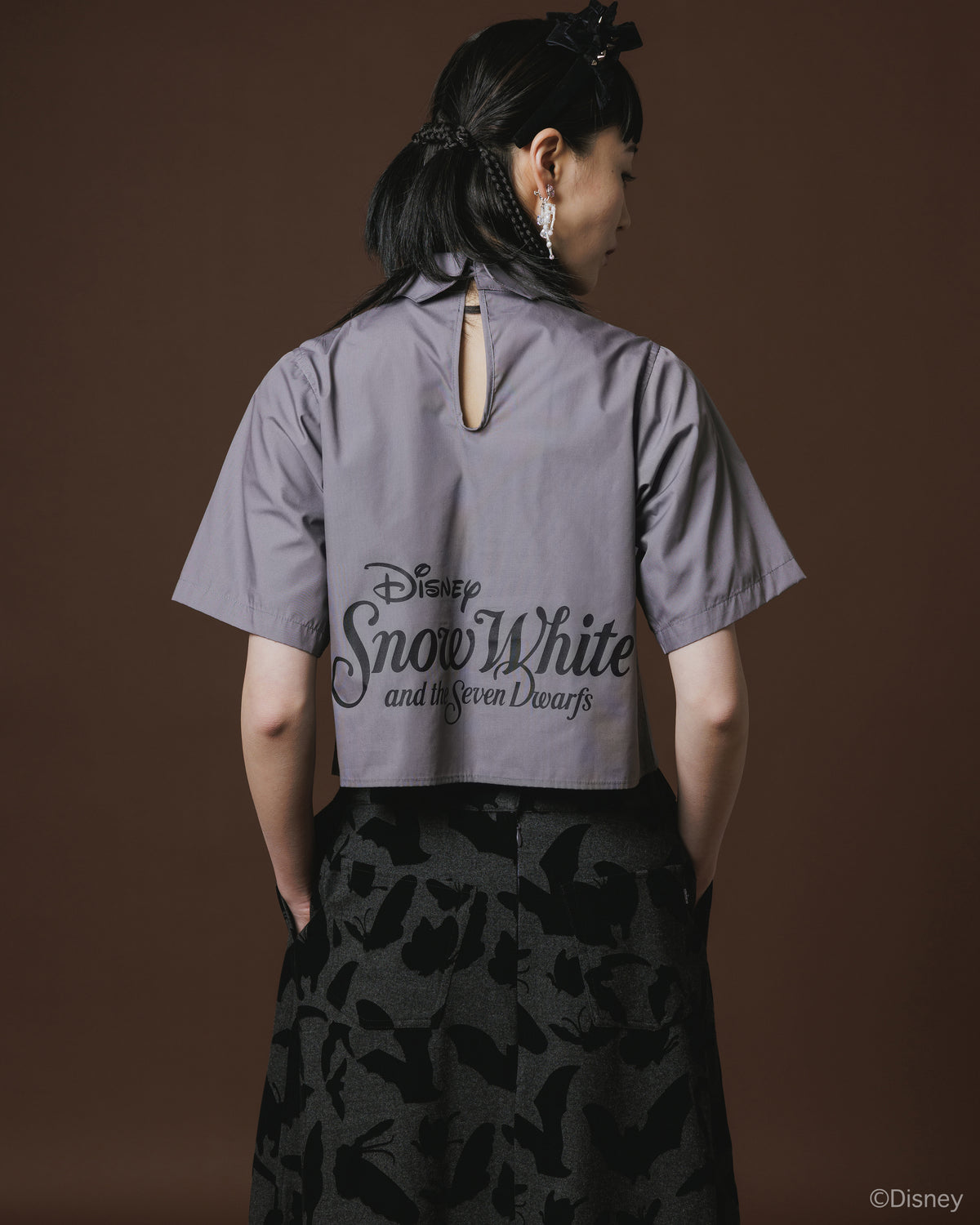 【Disney collection】PULLOVER BATS SHIRT (GRAY)