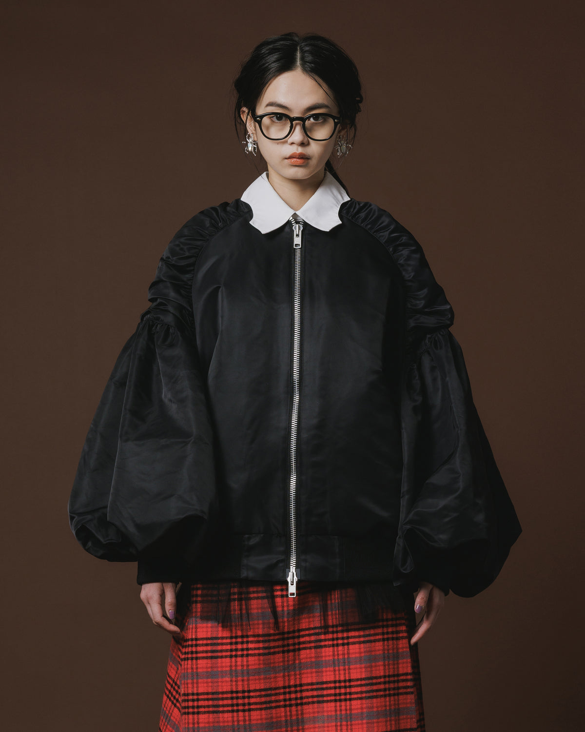 【Disney collection】BOMBER MA-1 (BLACK)