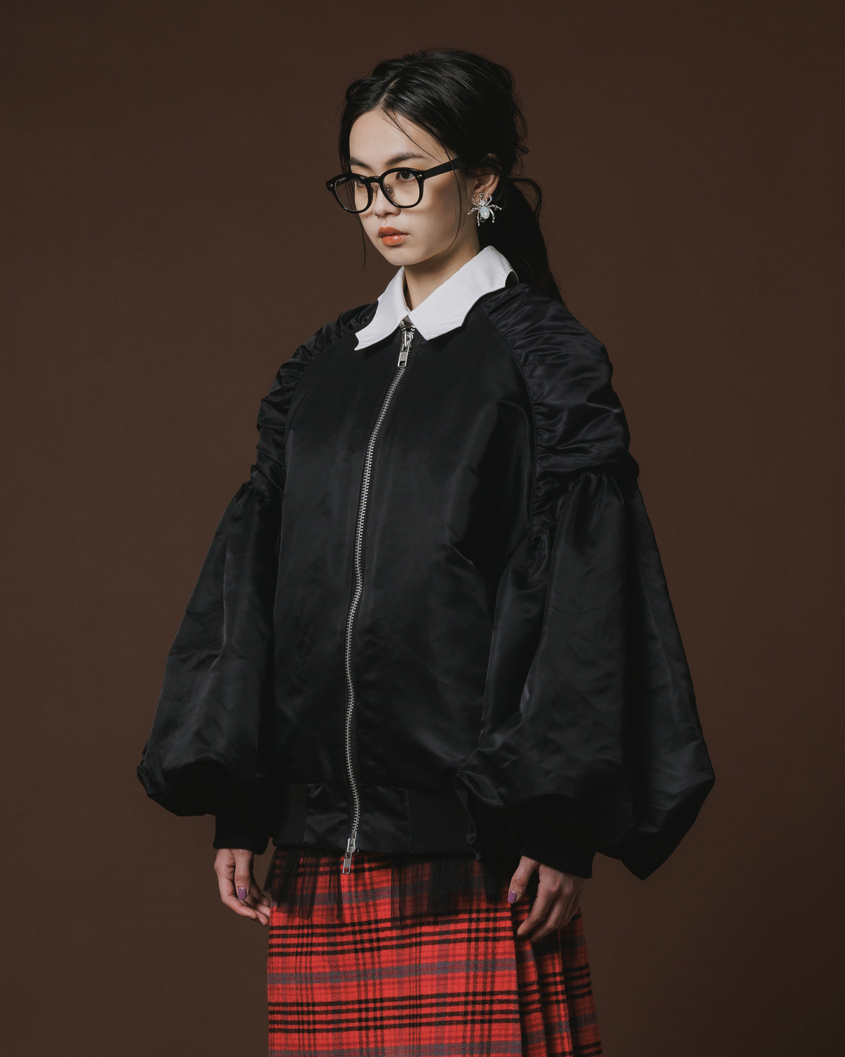 【Disney collection】BOMBER MA-1 (BLACK)