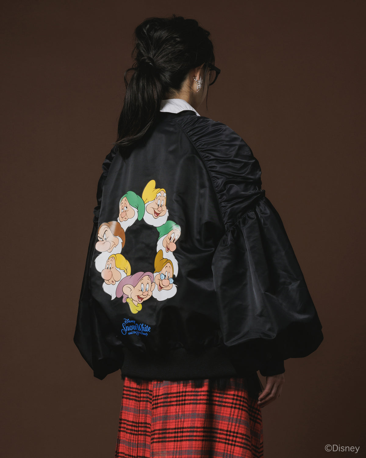 【Disney collection】BOMBER MA-1 (BLACK)