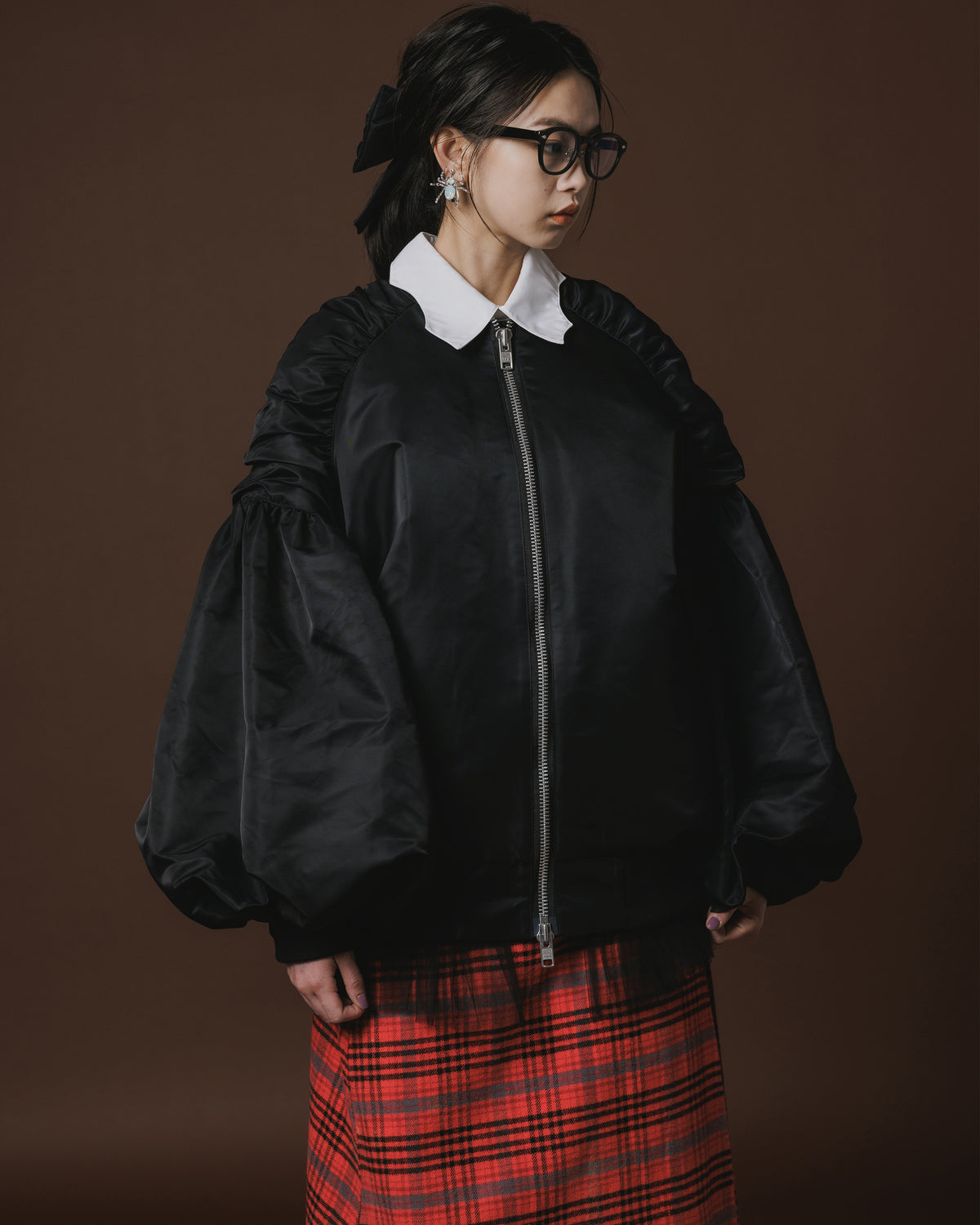【Disney collection】BOMBER MA-1 (BLACK)