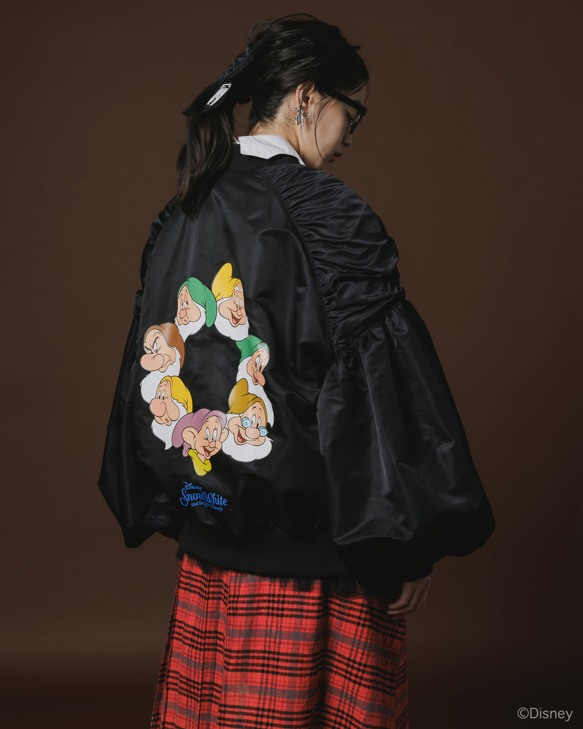 【Disney collection】BOMBER MA-1 (BLACK)