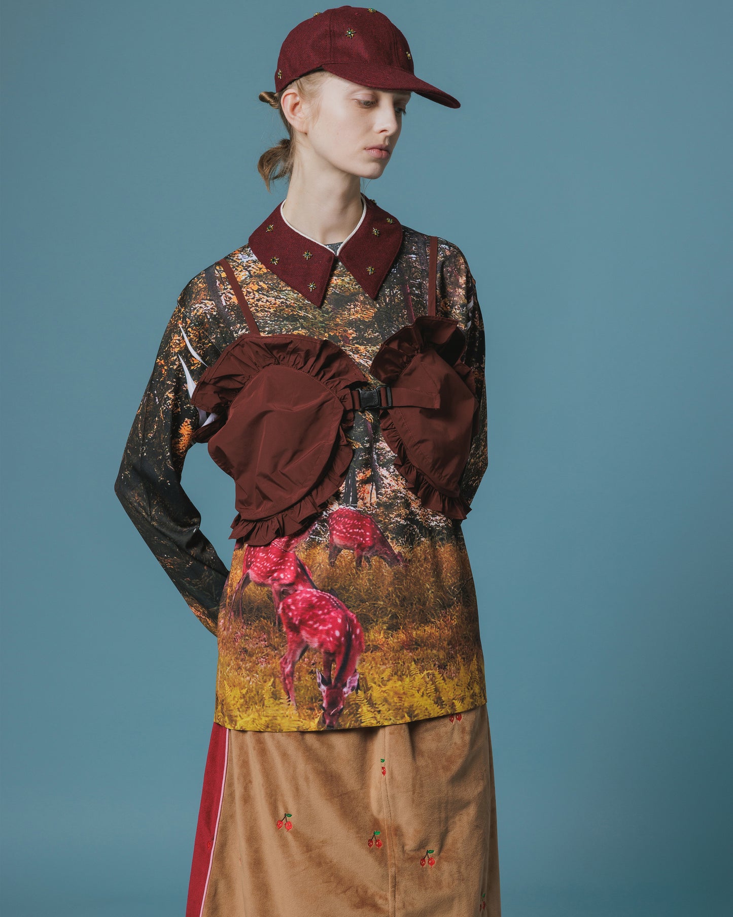 DIRECT PRINT L/S T-SHIRT (PARK)