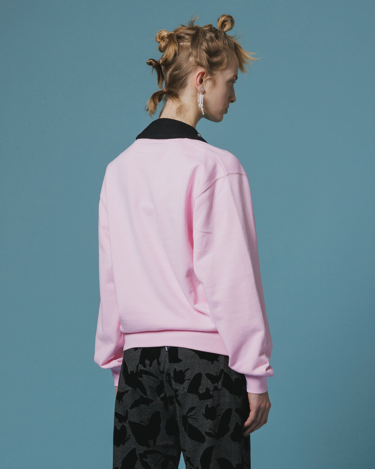 PRINT PULLOVER SWEAT / ANIMAL (PINK)