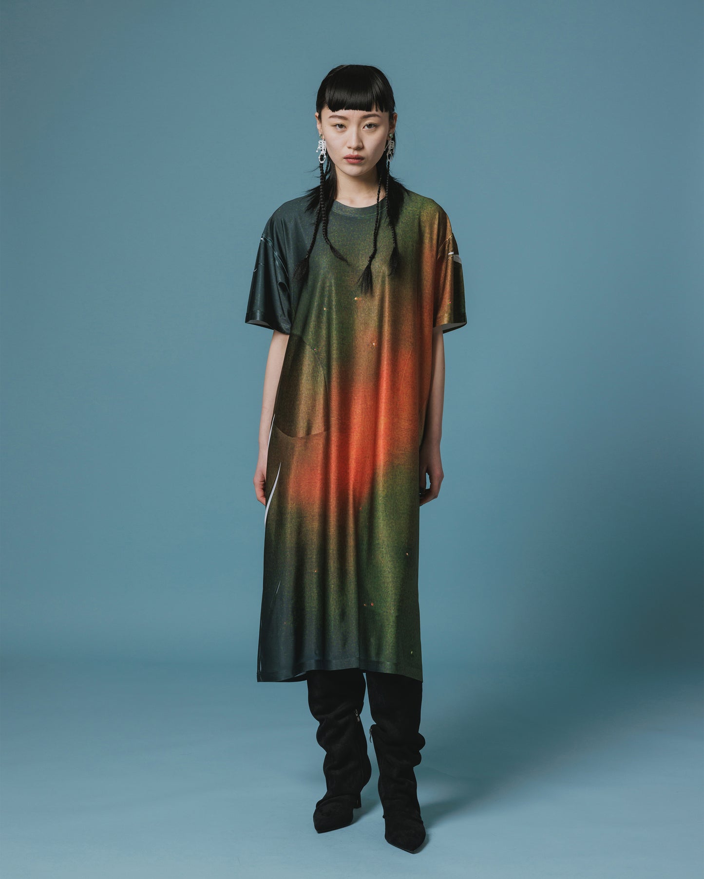 DIRECT PRINT T-ONEPIECE (GRADATION)