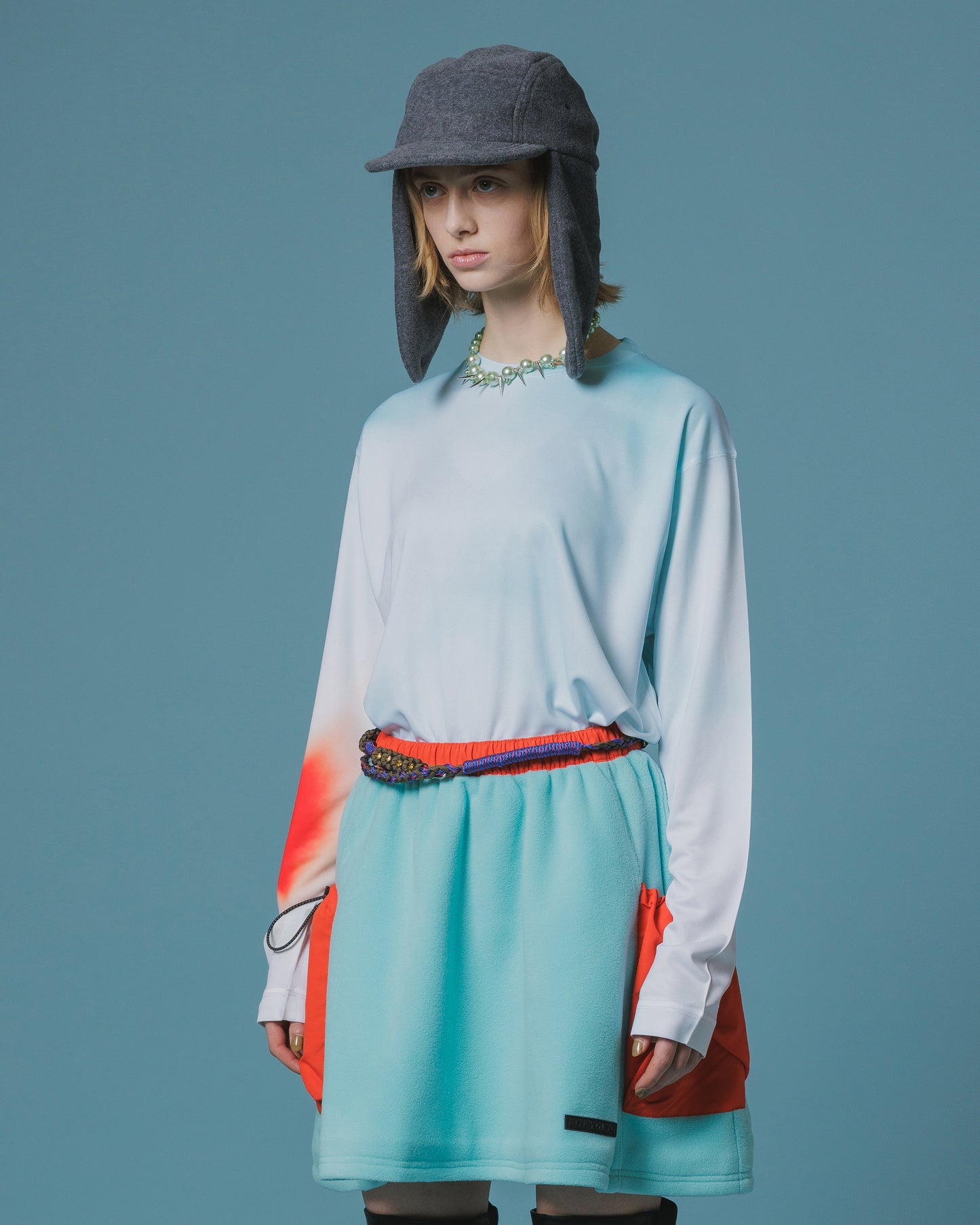 DIRECT PRINT L/S T-SHIRT (WATER)