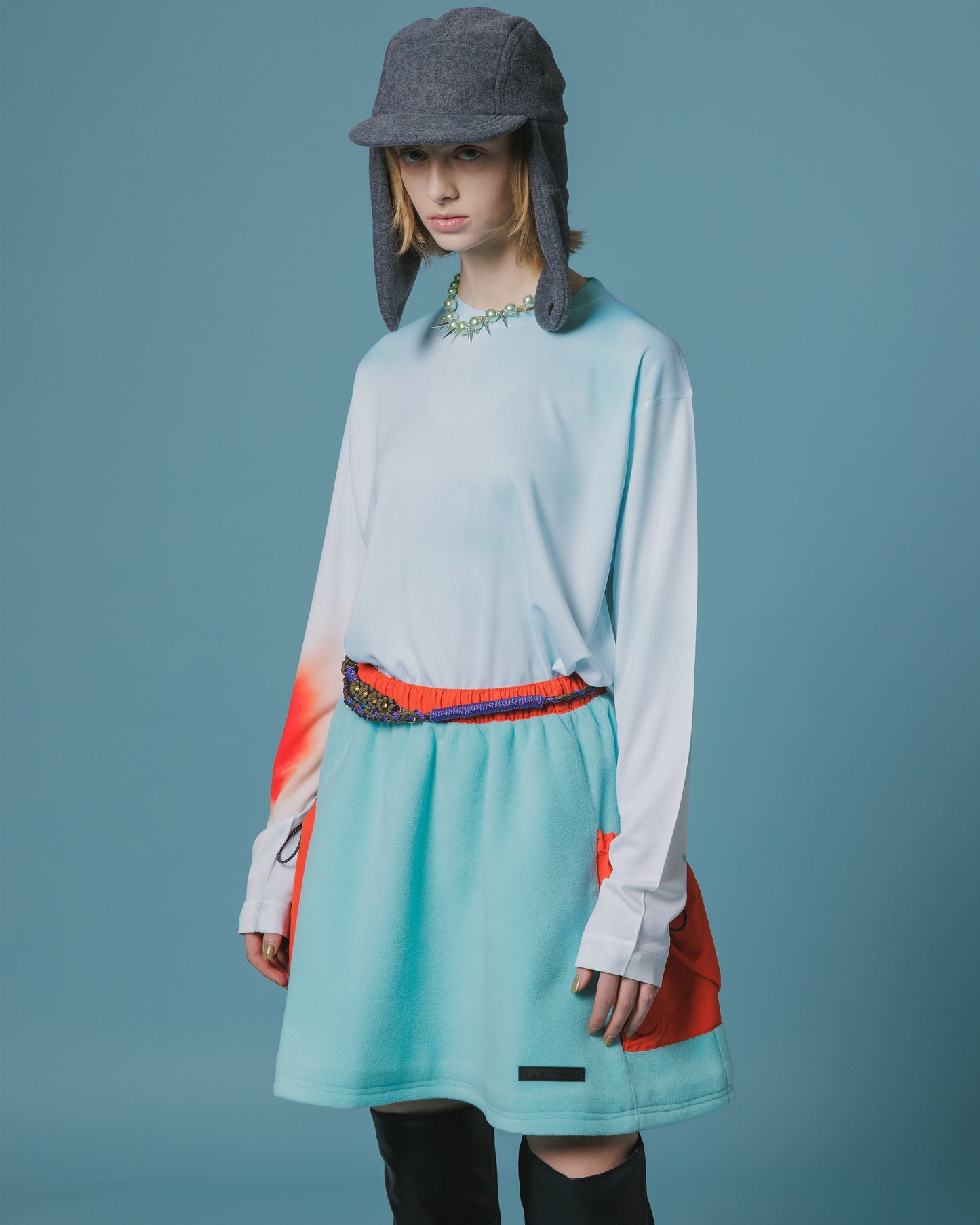 DIRECT PRINT L/S T-SHIRT (WATER)
