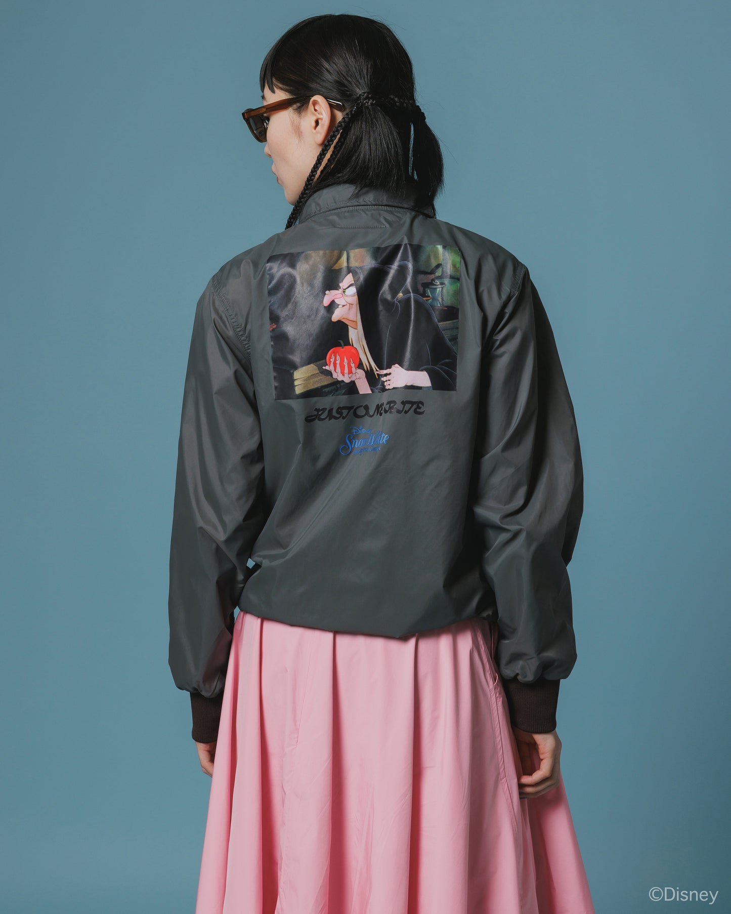 【Disney collection】PRINT COACH JACKET / OLD HAG (MUSTARD)