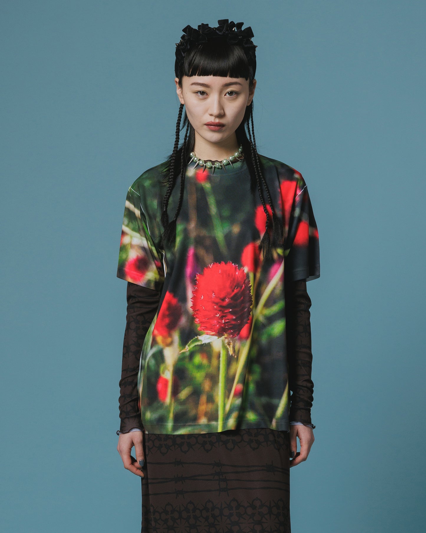 DIRECT PRINT T-SHIRT (FLOWER)