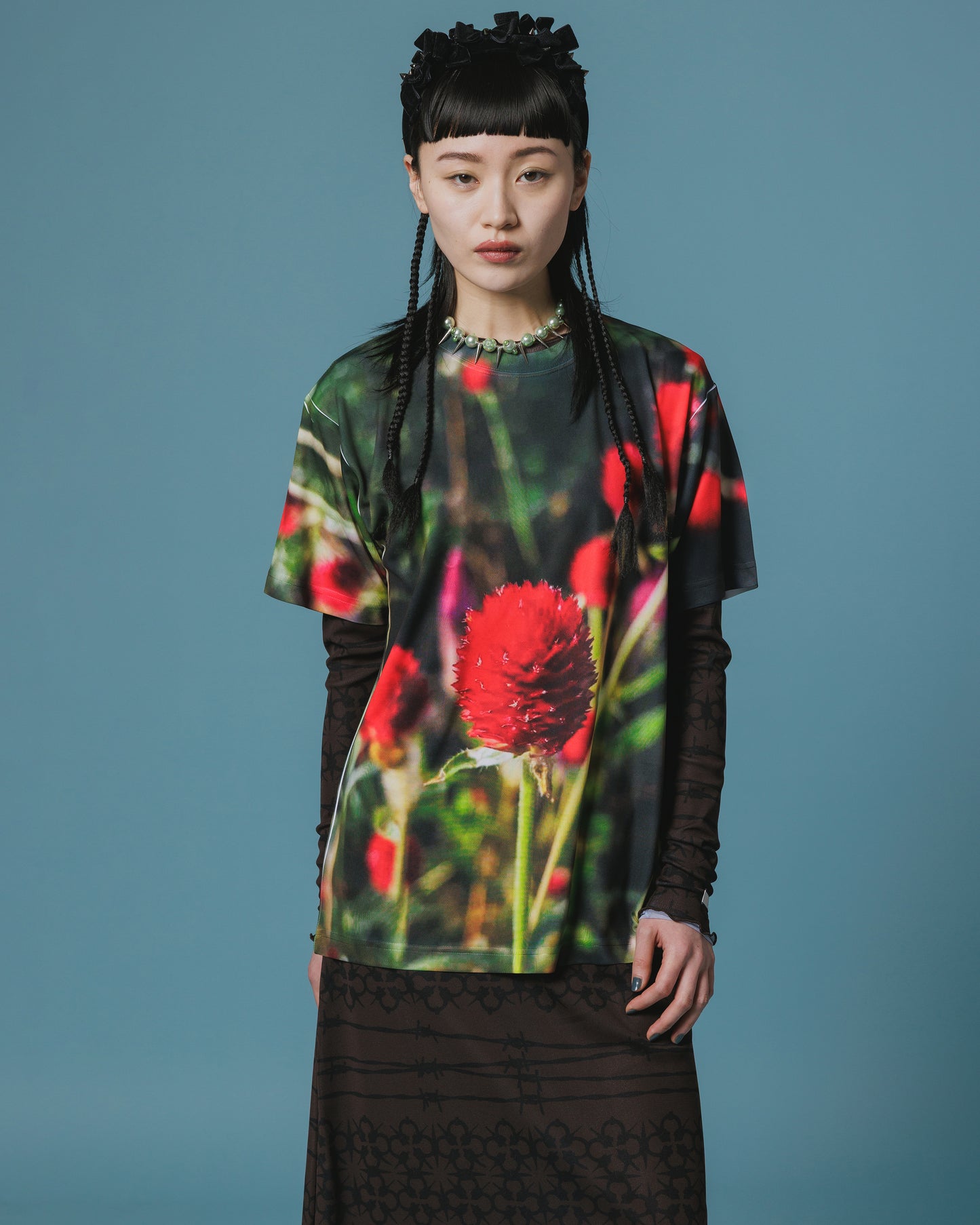 DIRECT PRINT T-SHIRT (FLOWER)