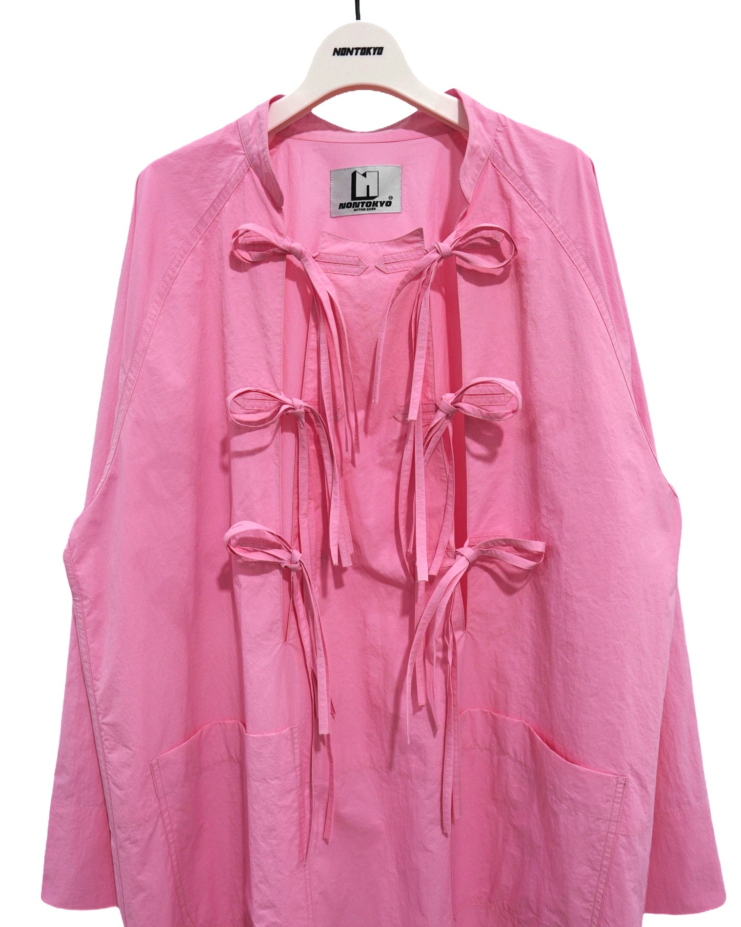 NON TOKYO /  KUNG-FU RIBBON LONG SHIRT (PINK)