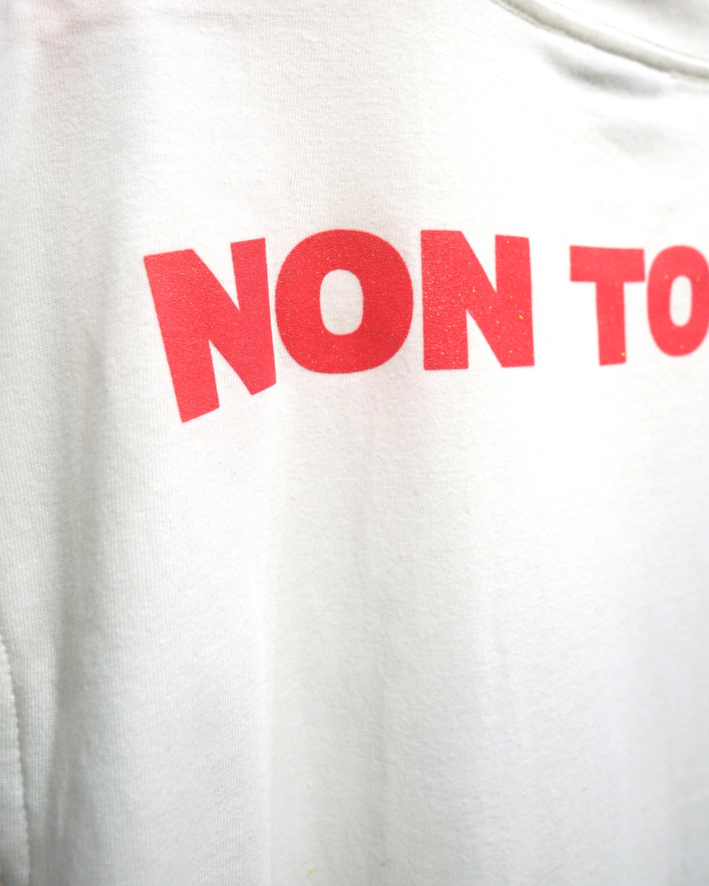 NON TOKYO /  FRILL SLEEVE T-SHIRT (WHITE) / 〈ノントーキョー〉フリルスリーブTシャツ (ホワイト)