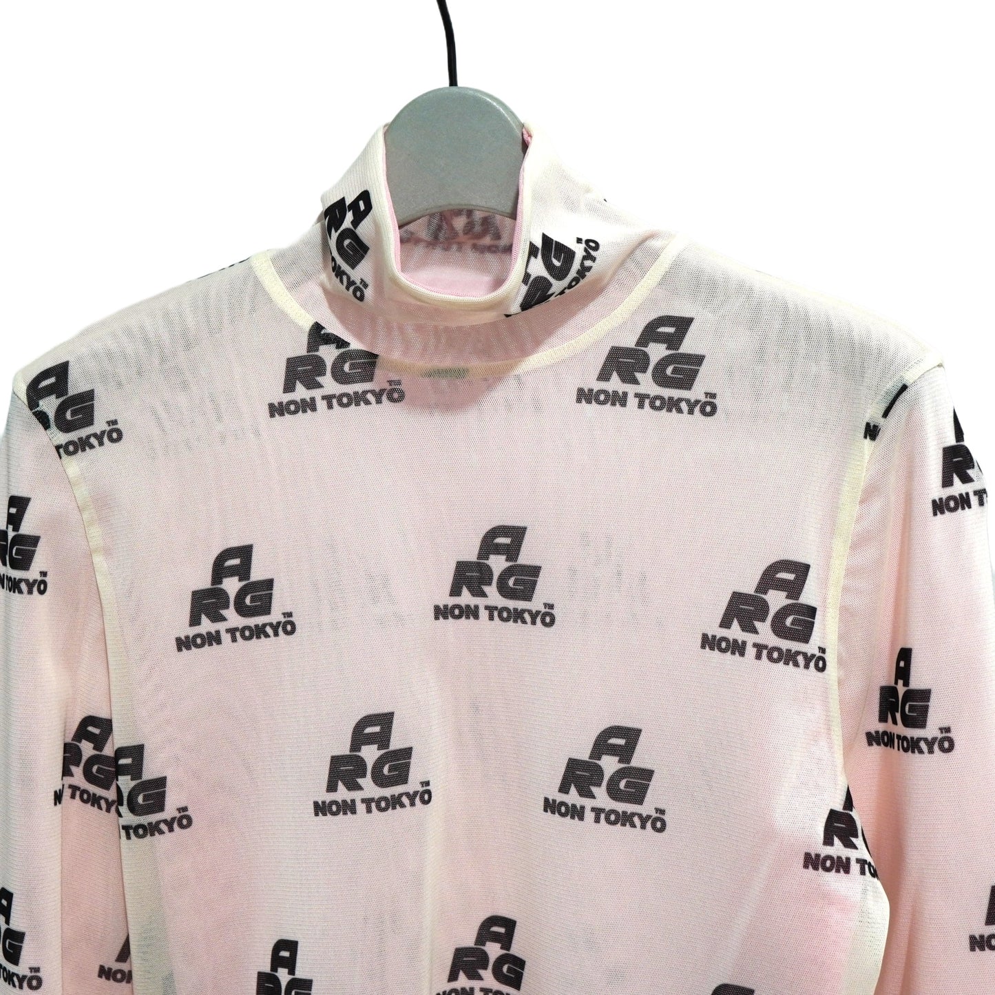 NON TOKYO / REVERSIBLE POWERNET HI NECK ONE-PIECE (LOGO×L.PINK)