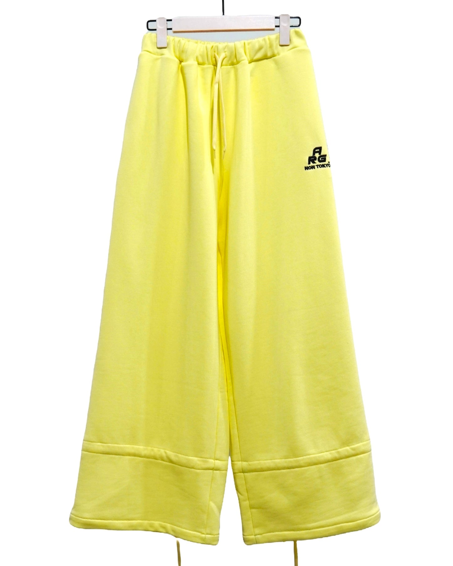 NON TOKYO / RIBBON SWEAT PANTS (YELLOW) / &lt;NON TOKYO&gt; Ribbon sweat pants (yellow)