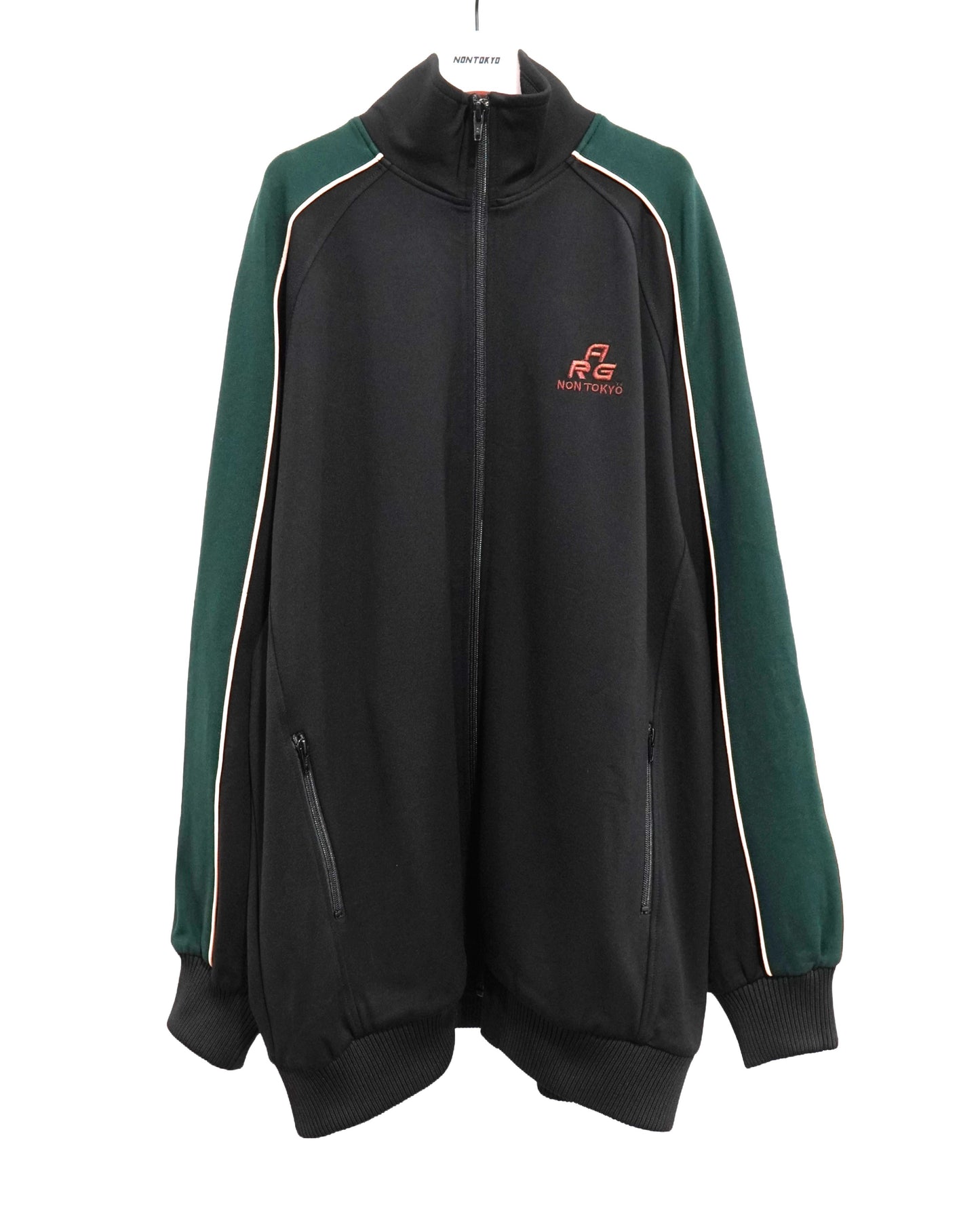 NON TOKYO / JERSEY BLOUSON (BLACK×GREEN)