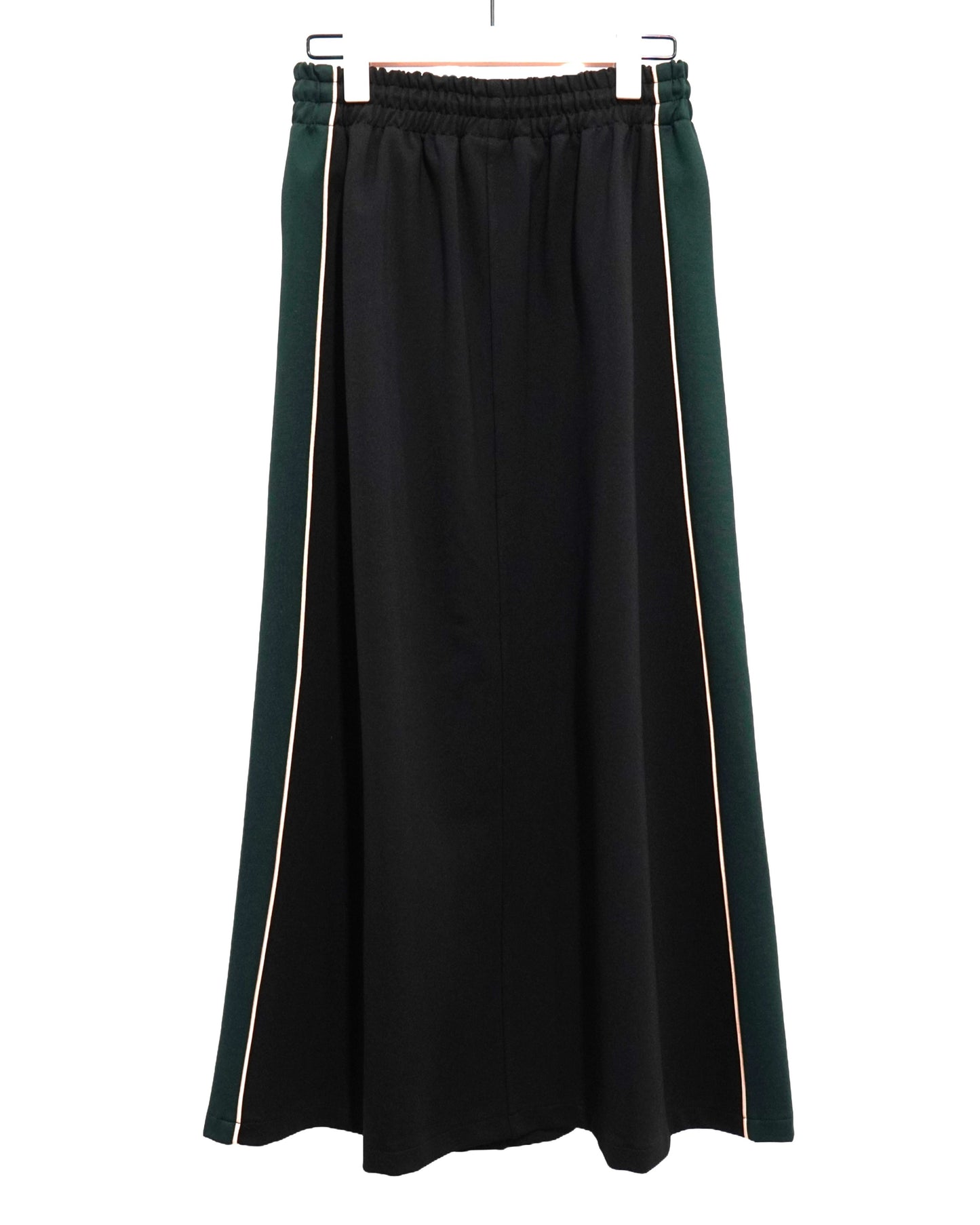 NON TOKYO / JERSEY SKIRT (BLACK×GREEN) / 〈ノントーキョー〉ジャージスカート (ブラック×グリーン)