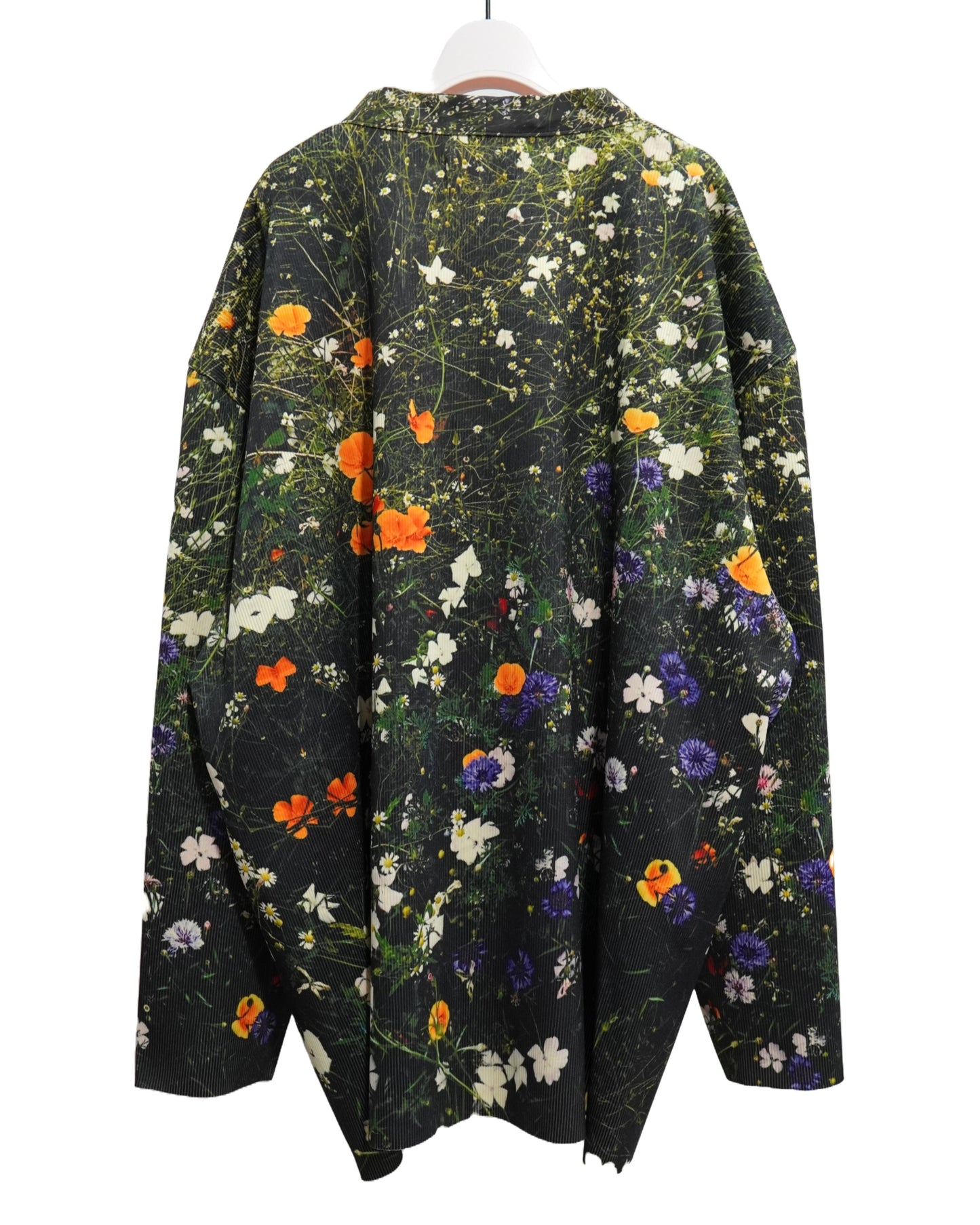 NON TOKYO /  PRINT RIB BIG CARDIGAN (FLOWER)