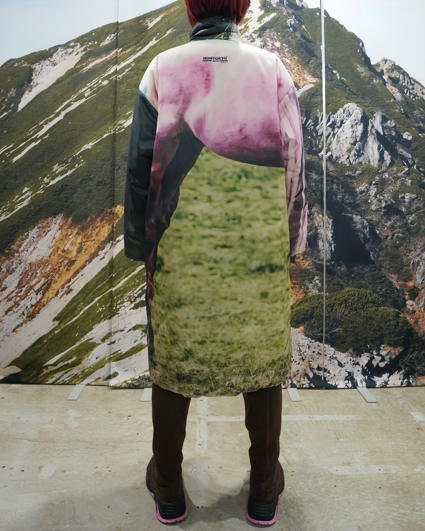 REVERSIBLE PADDING COAT (HORSE x BLACK)