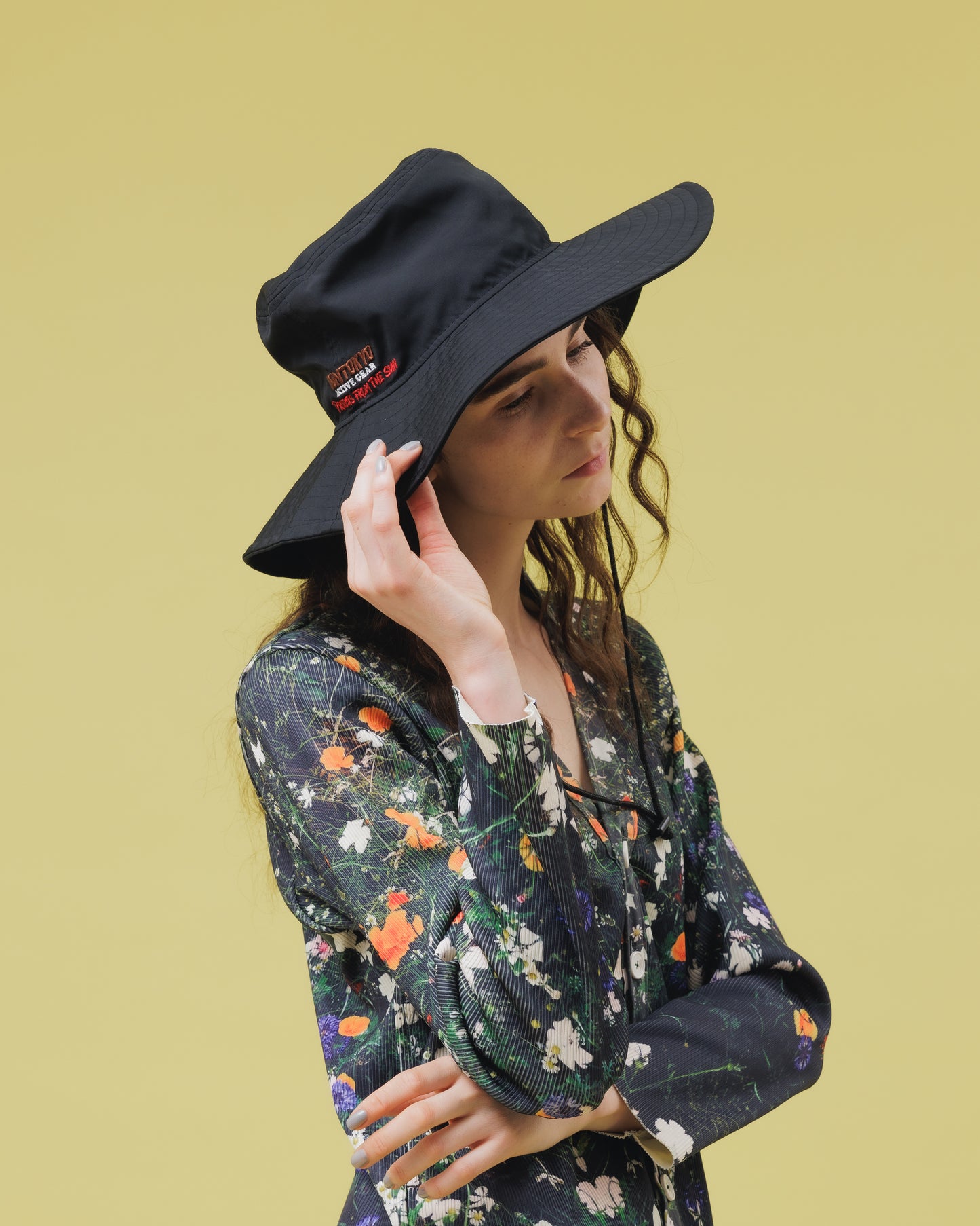 NON TOKYO x NEWERA / LONG BRIM HAT (BLACK)