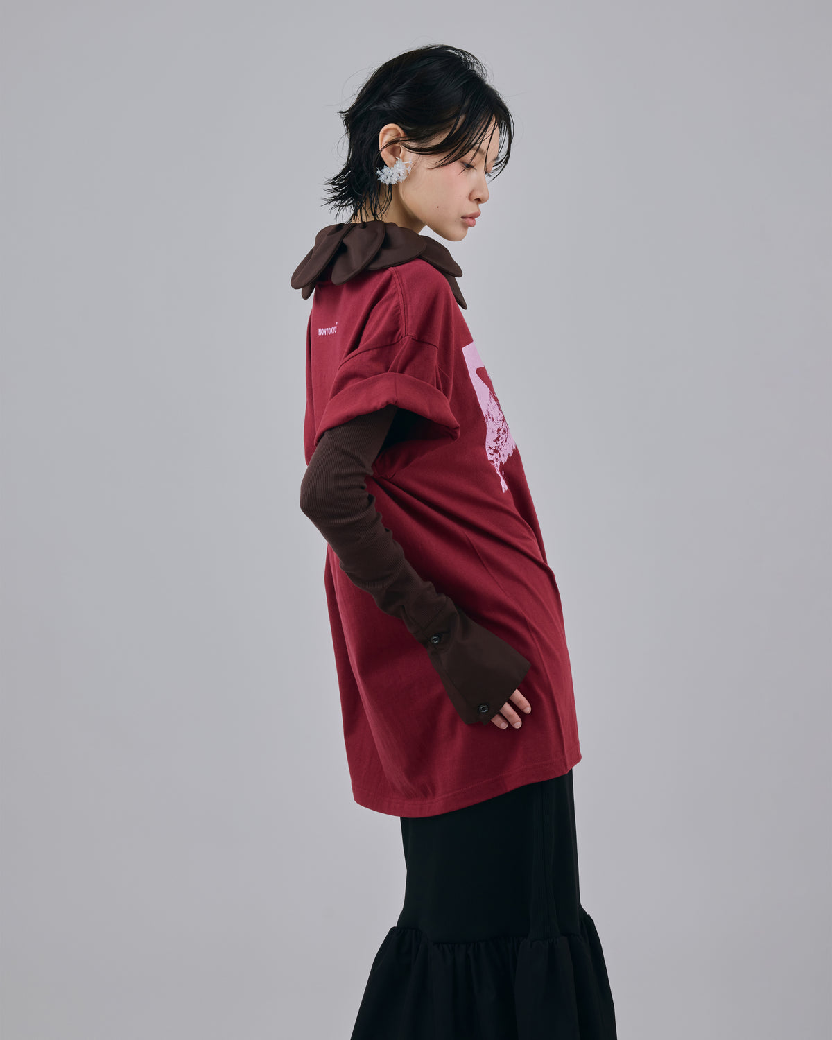 PETAL COLLAR (BROWN)