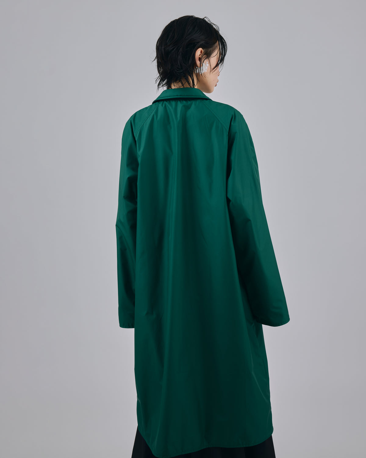 REVERSIBLE TECH COAT (BLACK x GREEN)