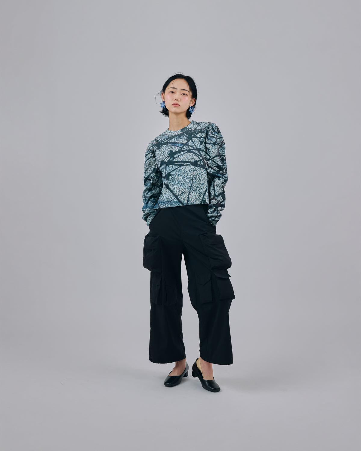 RIPSTOP CARGO PANTS (BLACK)