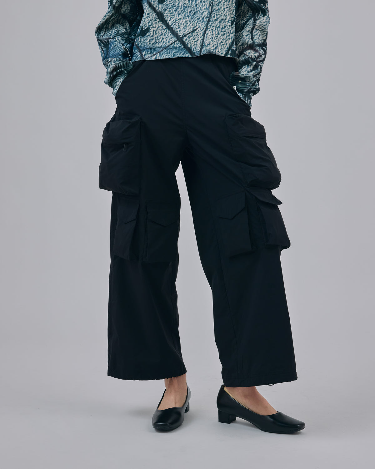 RIPSTOP CARGO PANTS (BLACK)