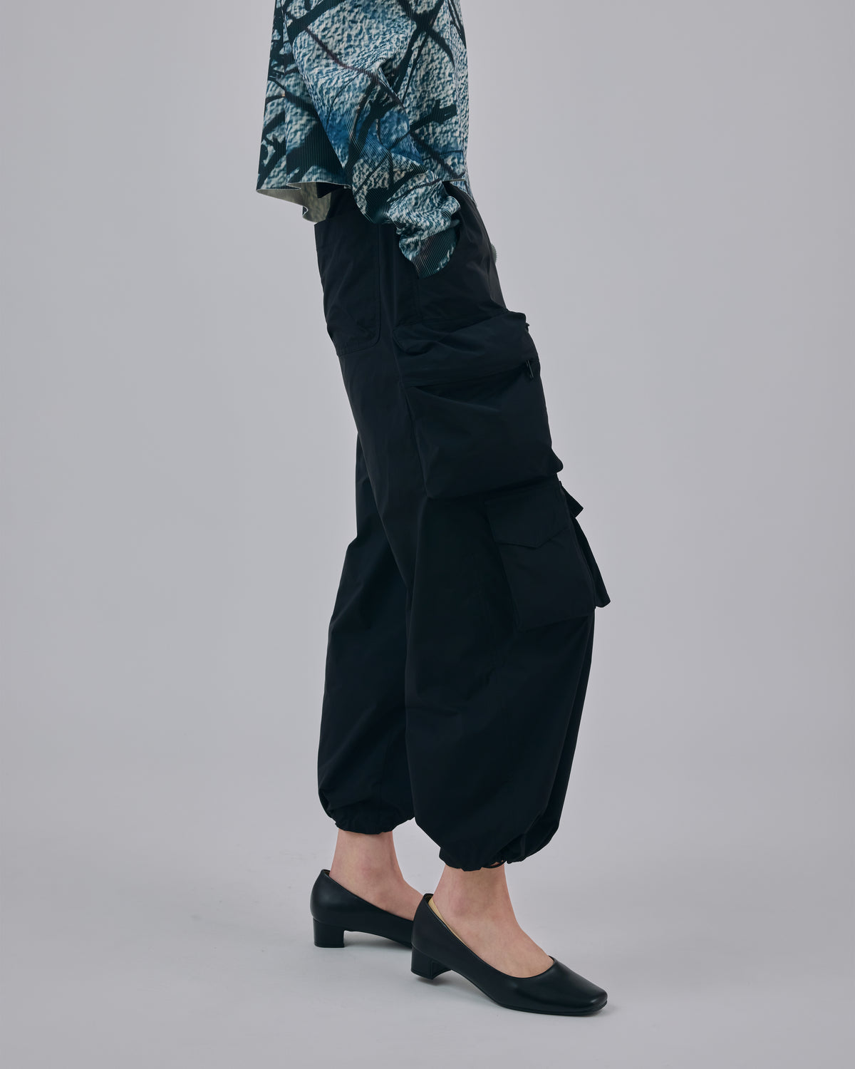 RIPSTOP CARGO PANTS (BLACK)