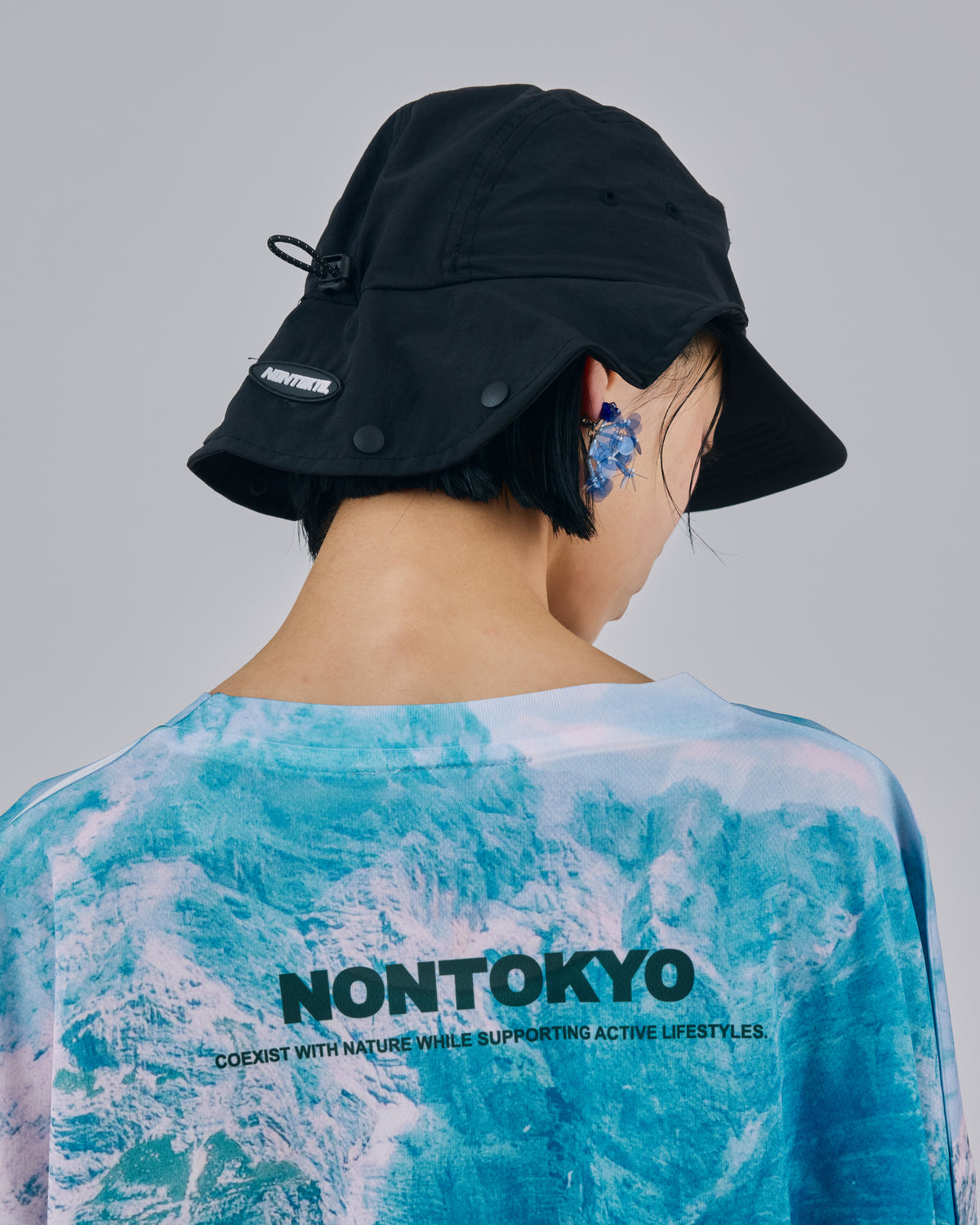 2WAY SUN SHADE CAP (BLACK)