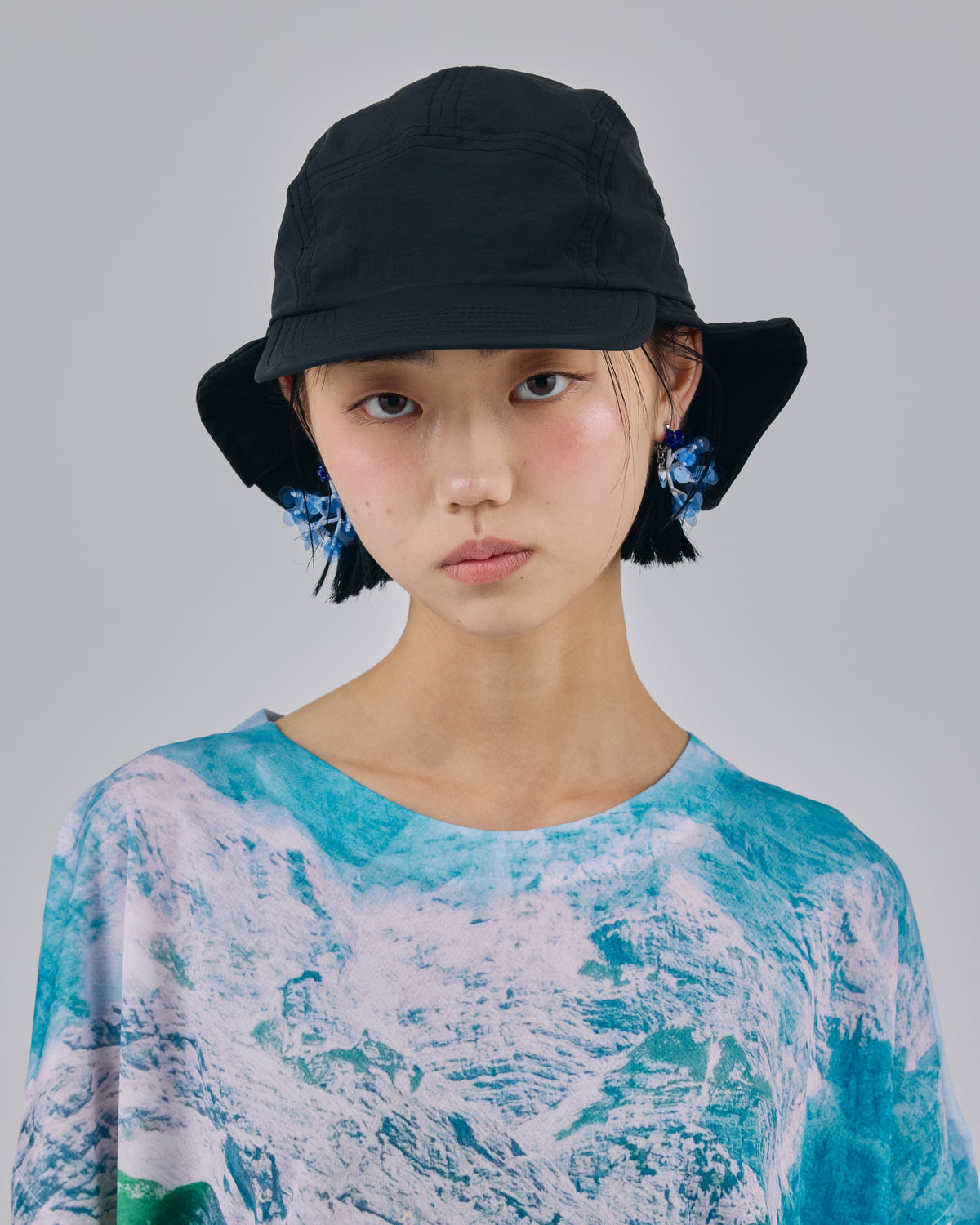 2WAY SUN SHADE CAP (BLACK)