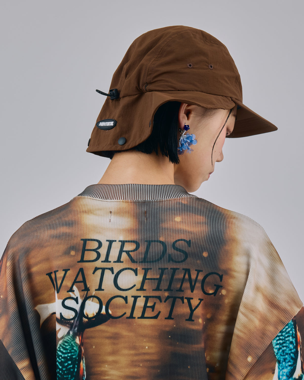 PRINT RIB BIG T-SHIRTS (BIRD)