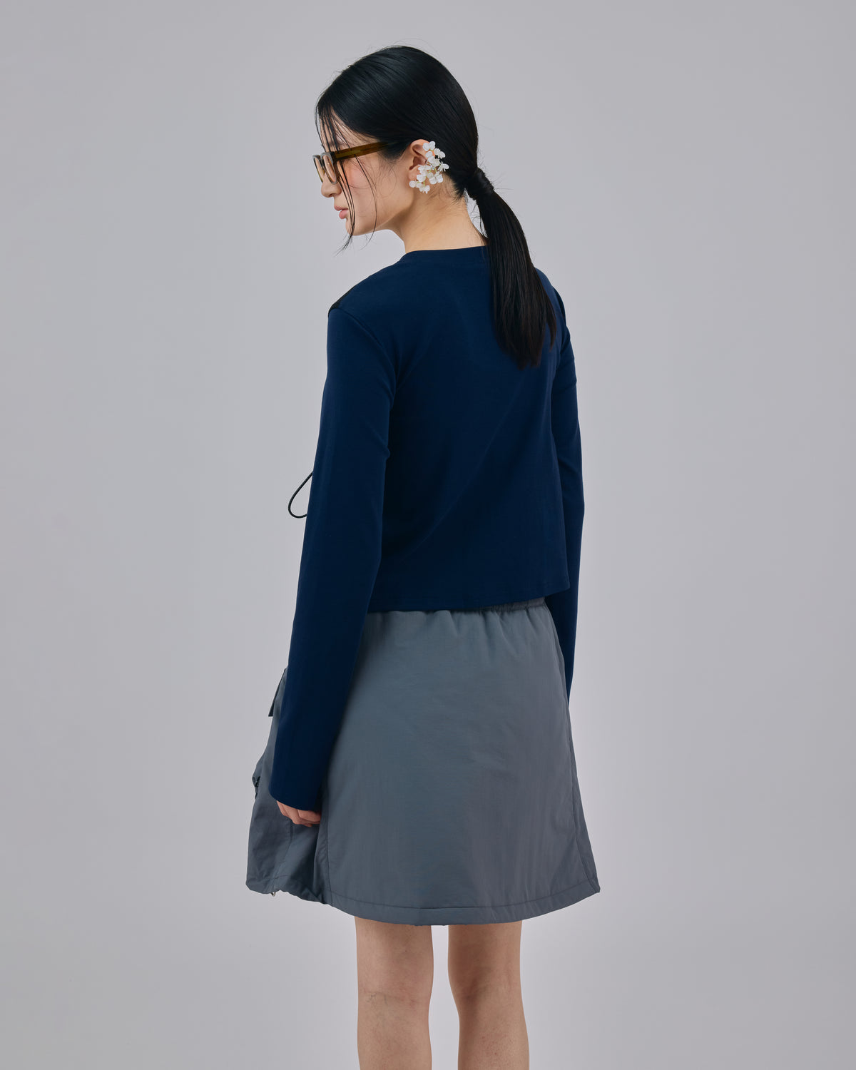 CUSHION MINI SKIRT (GRAY)