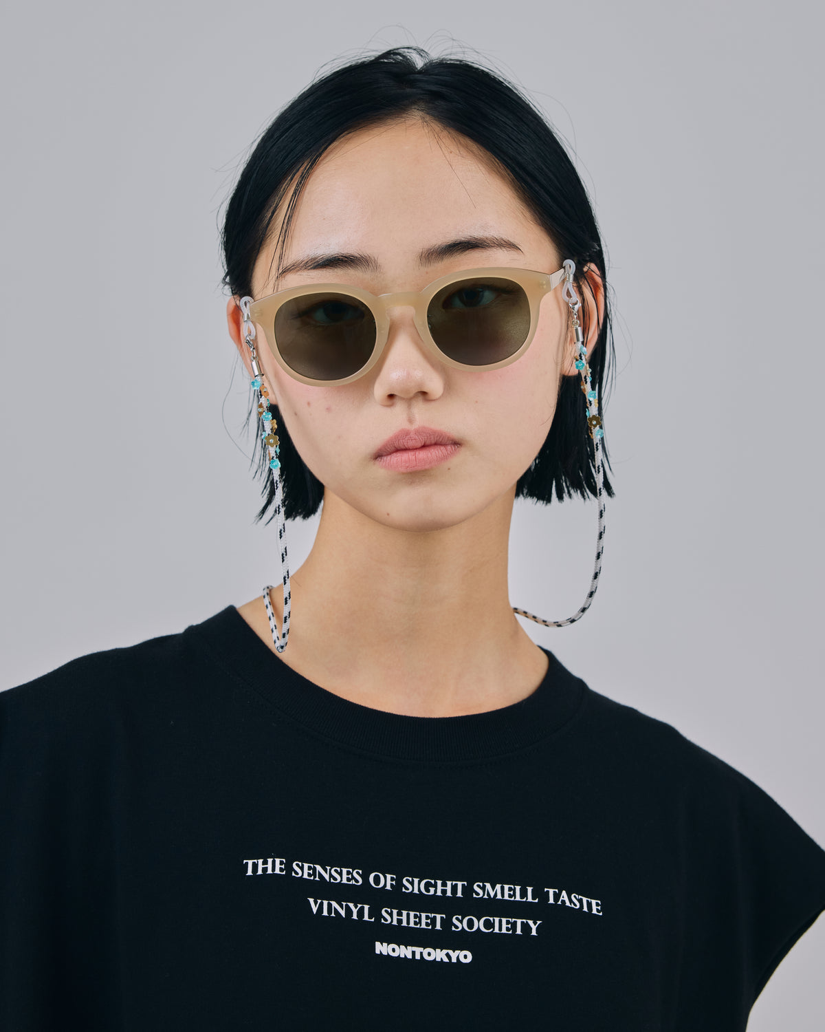 SEQUIN FLOWER GLASSES CODE (WHITE)