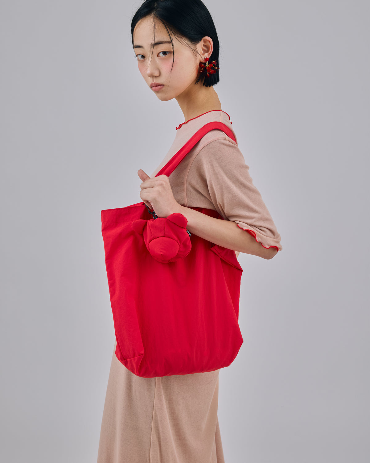 BEAR ECO BAG (RED)