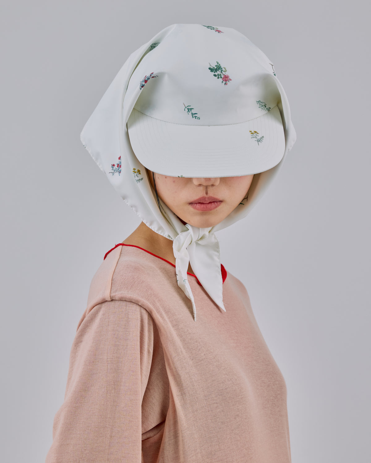 PRINT STOLE CAP (WHITE)